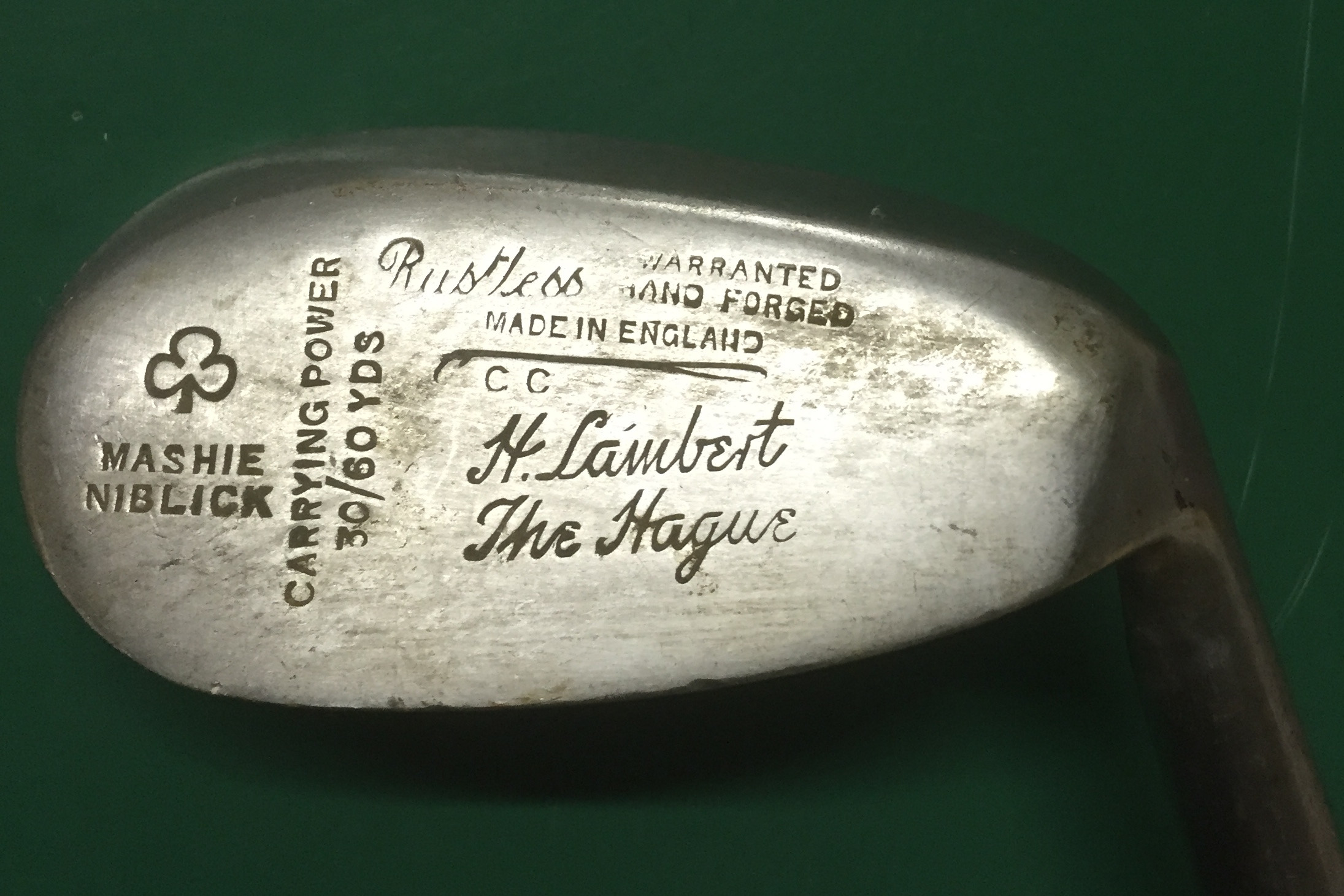 Lambert, niblick van MacGregor