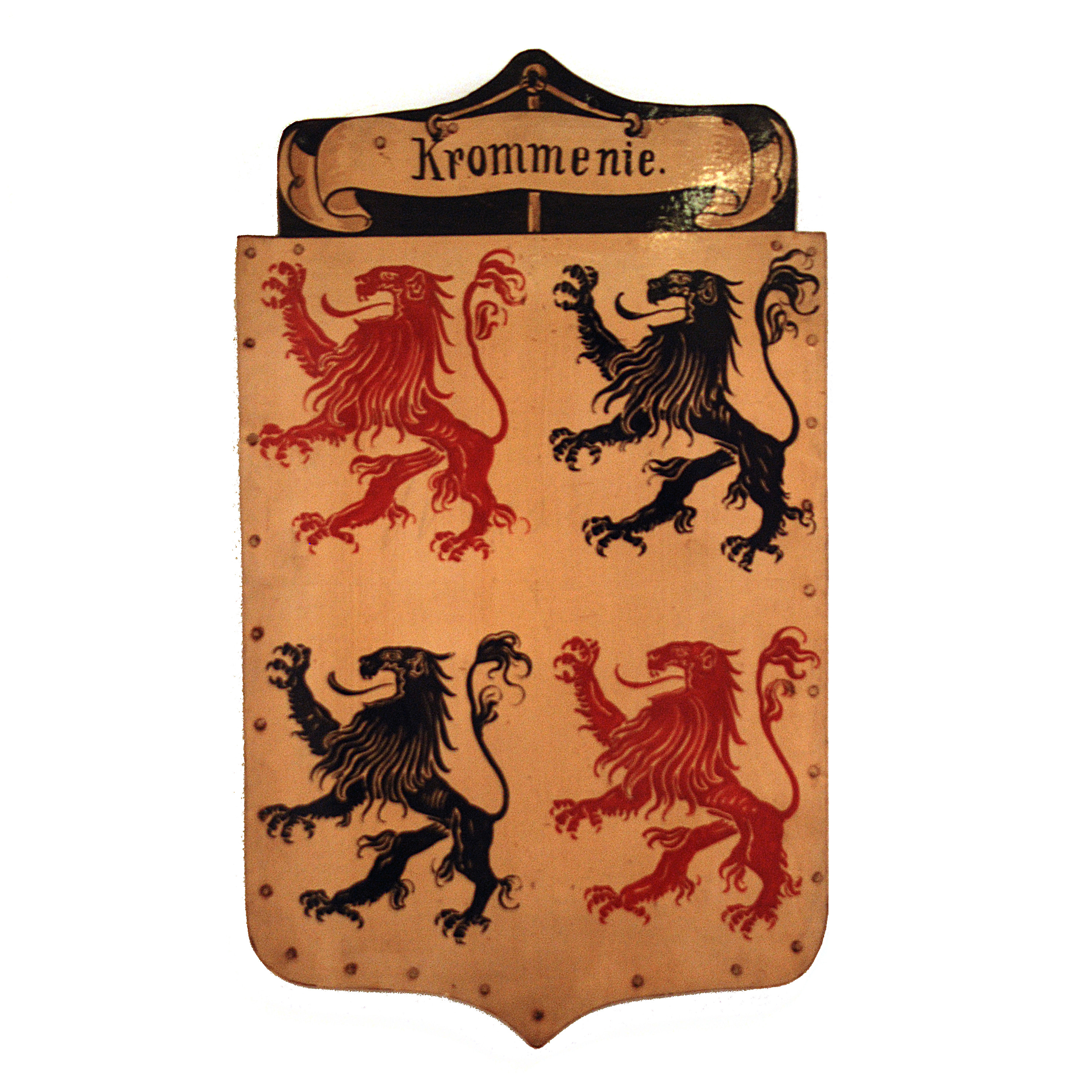 Wapenschild, Krommenie, St. Eloyen Gasthuis. Ca. 1886