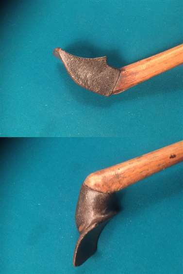 Jeu de Crosse, Choule, Crosse. Tweede helft 19e- of begin 20e-eeuw