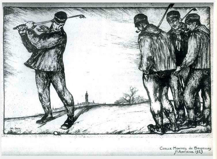 Jeu de Crosse, Choule, Anto Carte. 1923