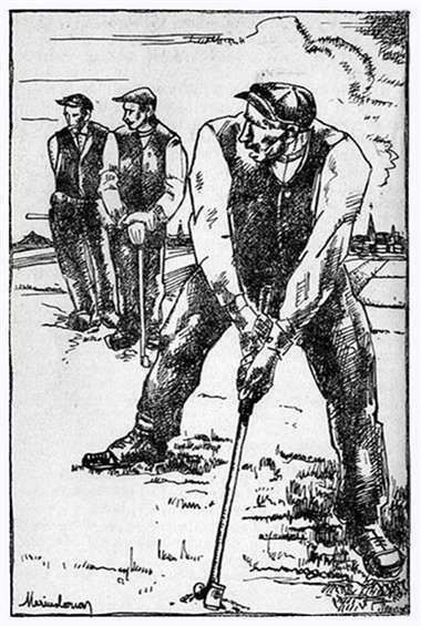 Jeu de Crosse, Choule, Marius Carion. 1939