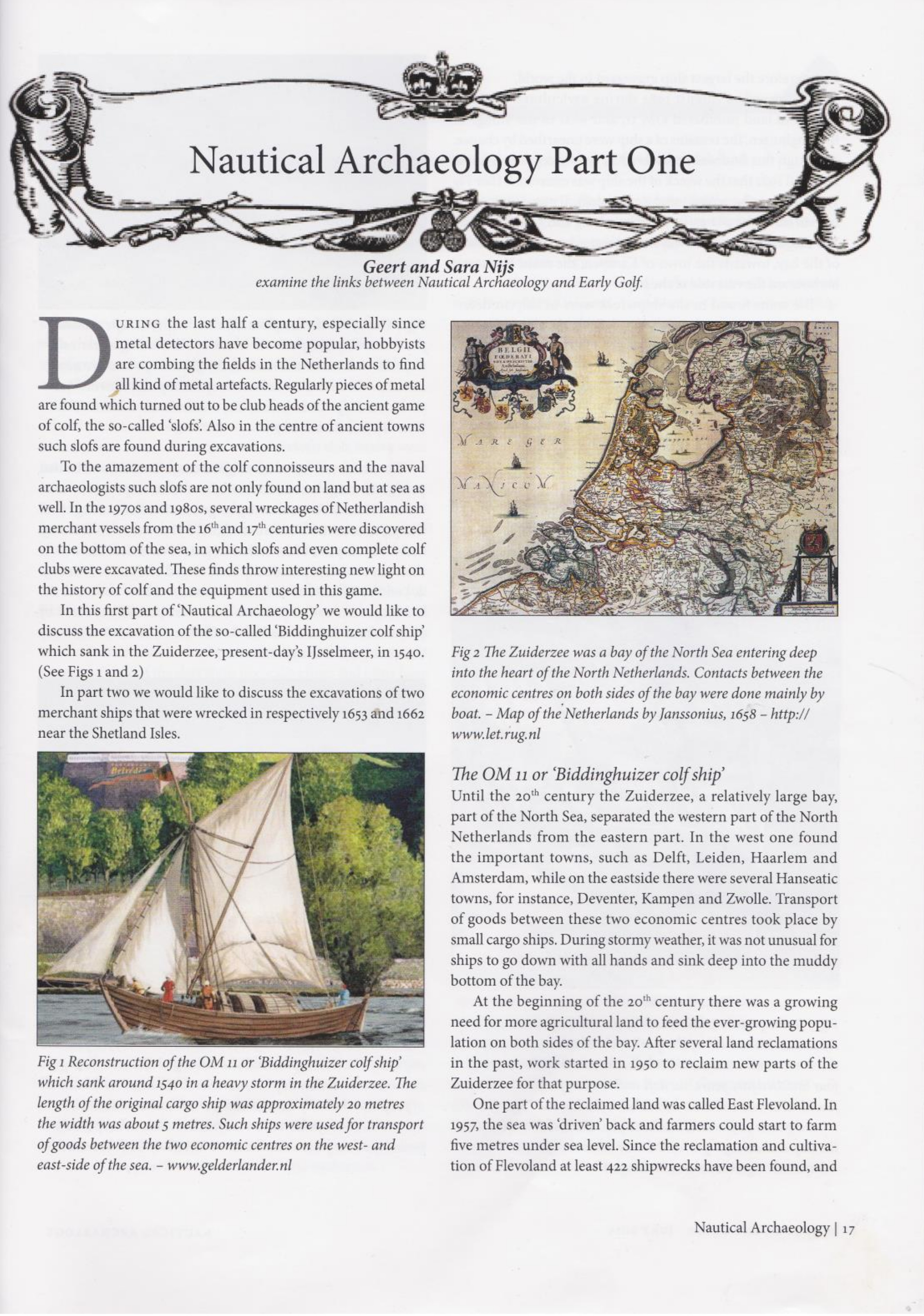 Geert & Sara Nijs, Nautical archaeology. 2015