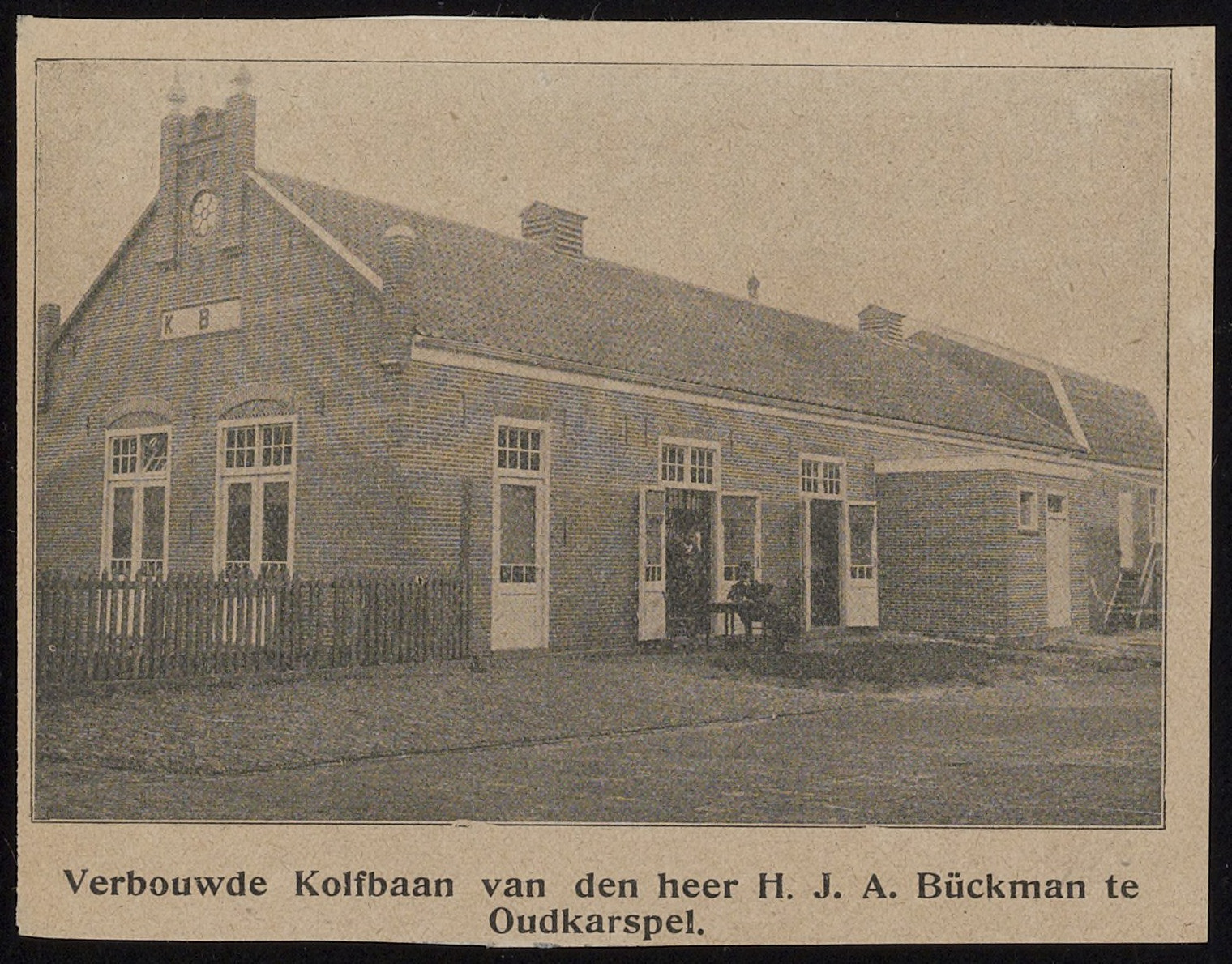 Kolfbaan, H.J.A. Bückman, Oudkarspel
