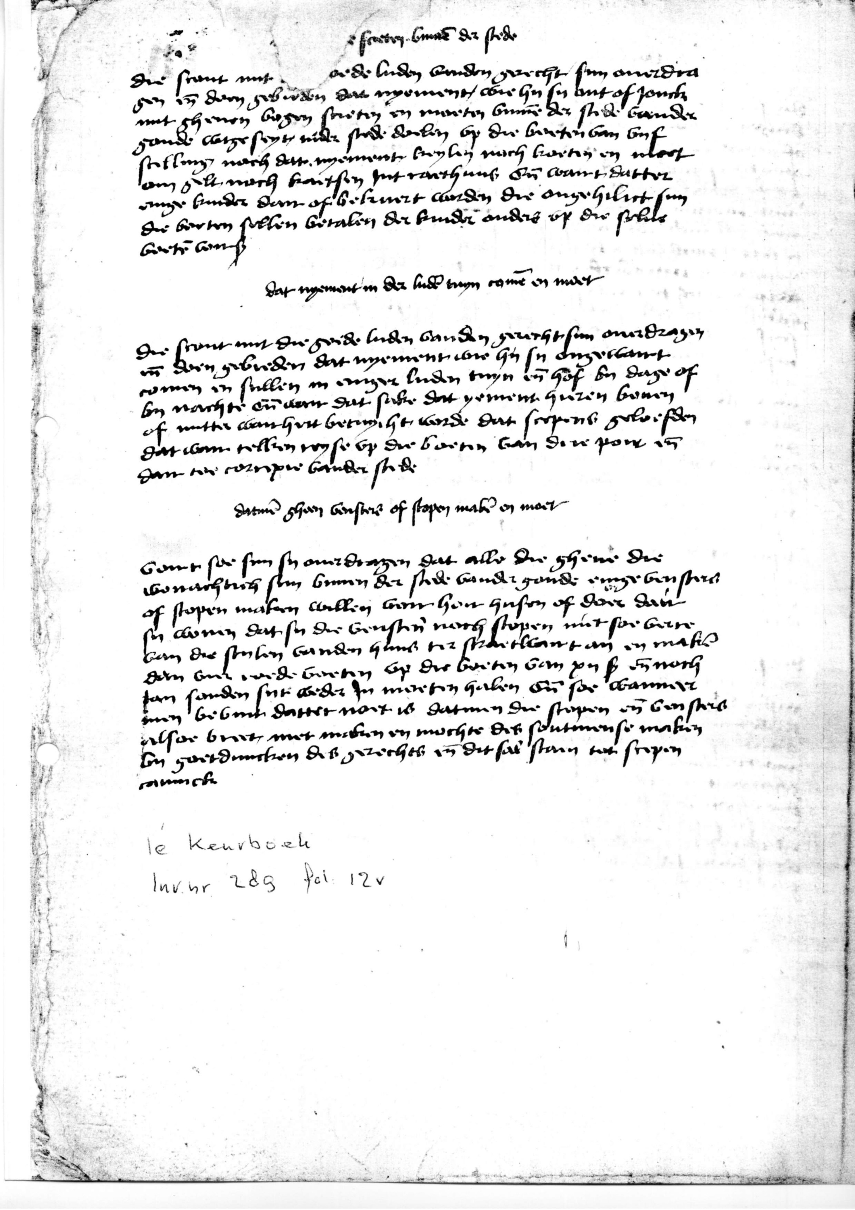 Rechtsbronnen, Keurboeken Gouda