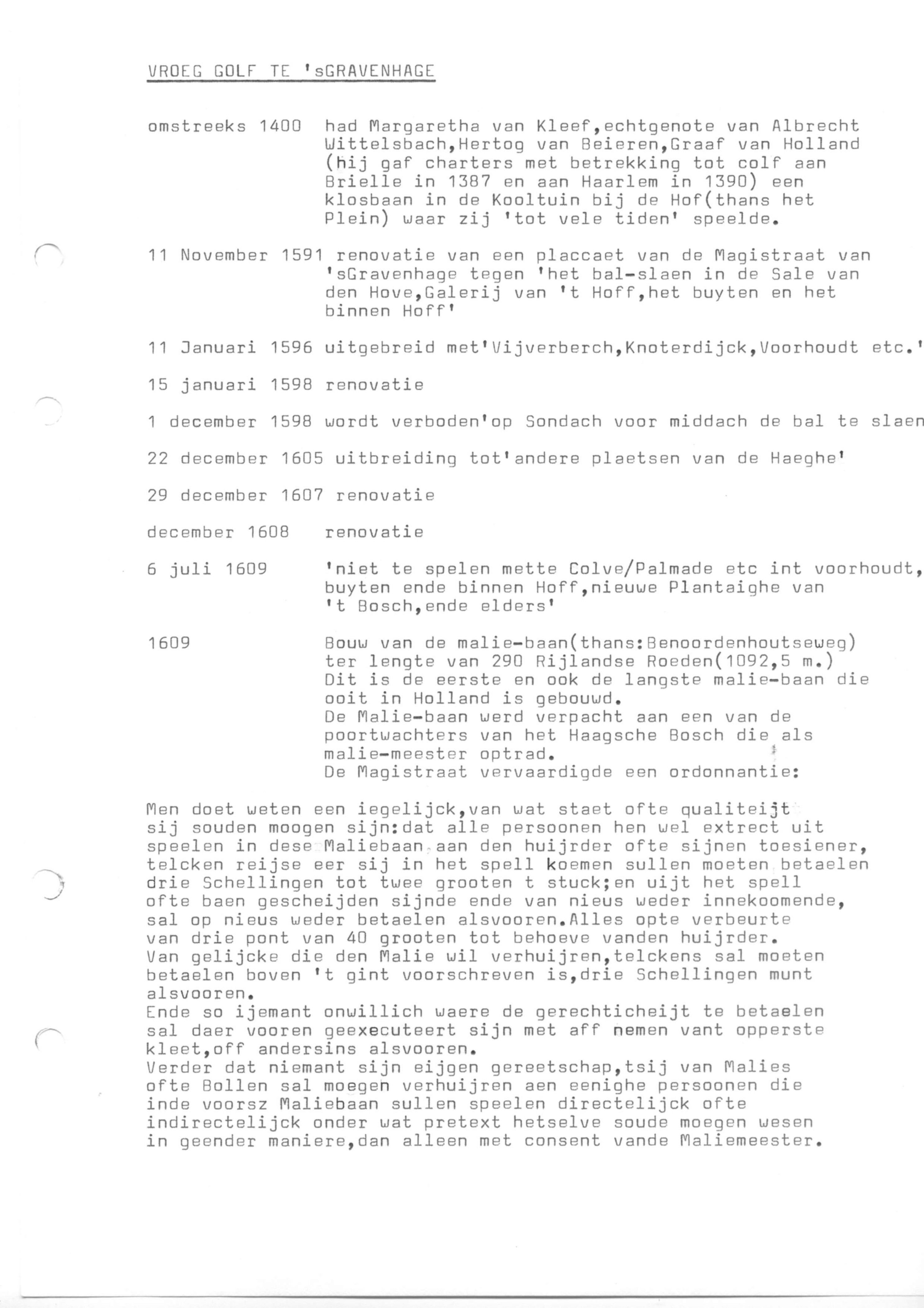 Rechtsbronnen 's-Gravenhage (transcripties)