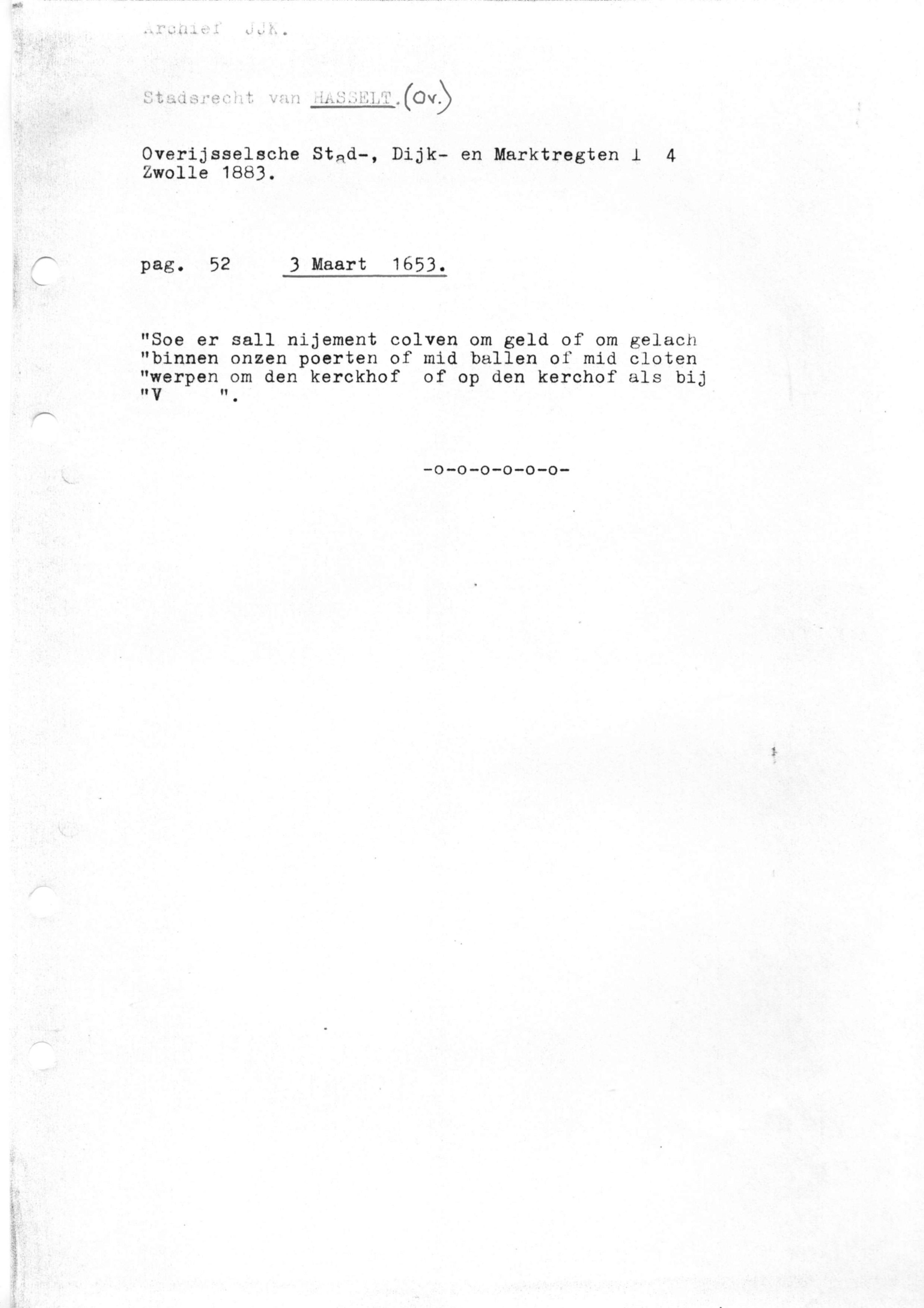 Rechtsbronnen Hasselt (transcripties)