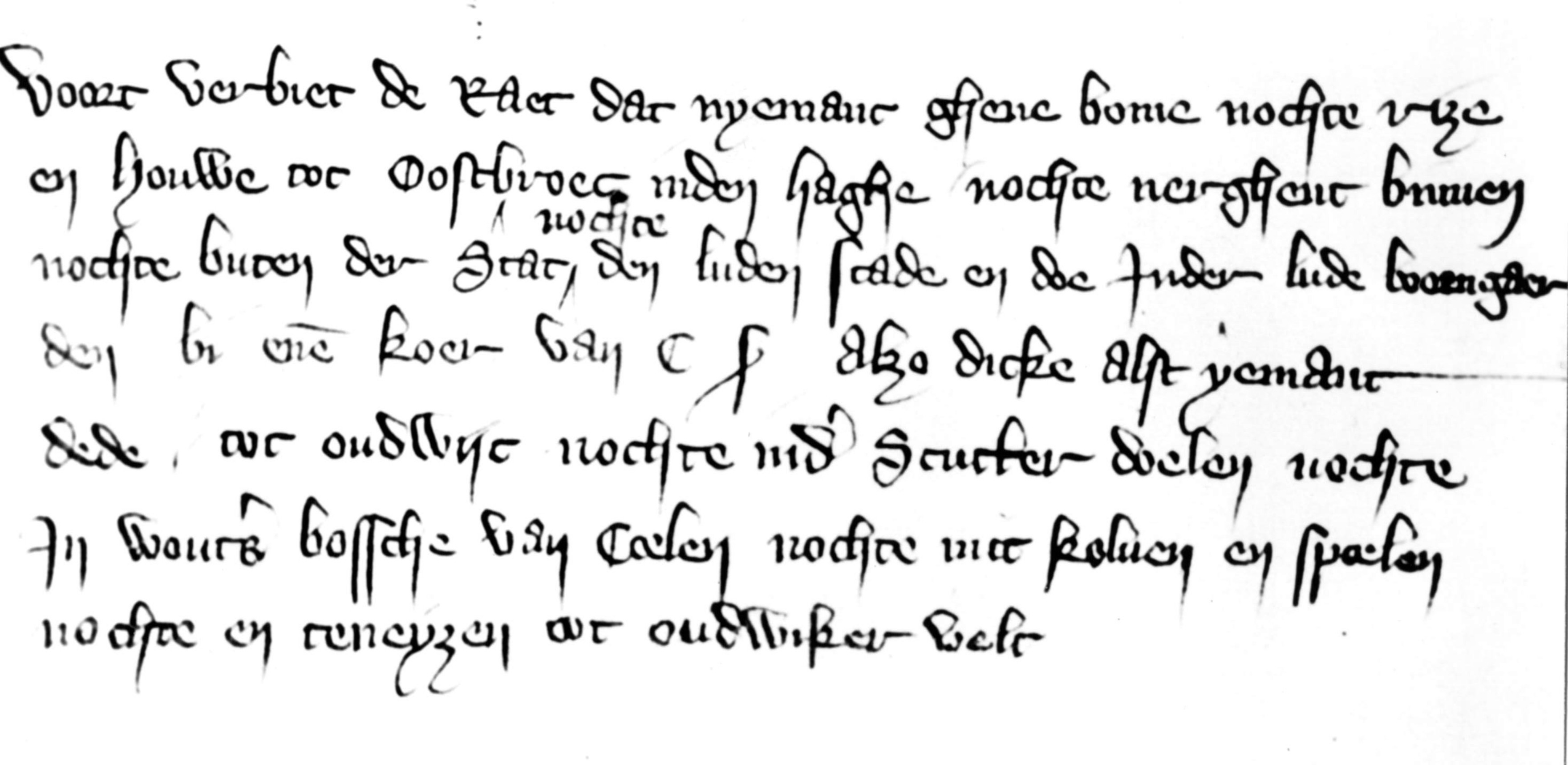 Utrecht, Buurspraakboek 1396-1402. 1399 en 1401