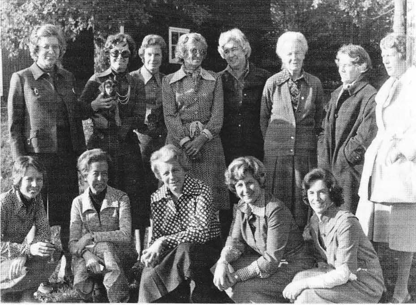 Mevrouw Eschauzier nam afscheid - 1975