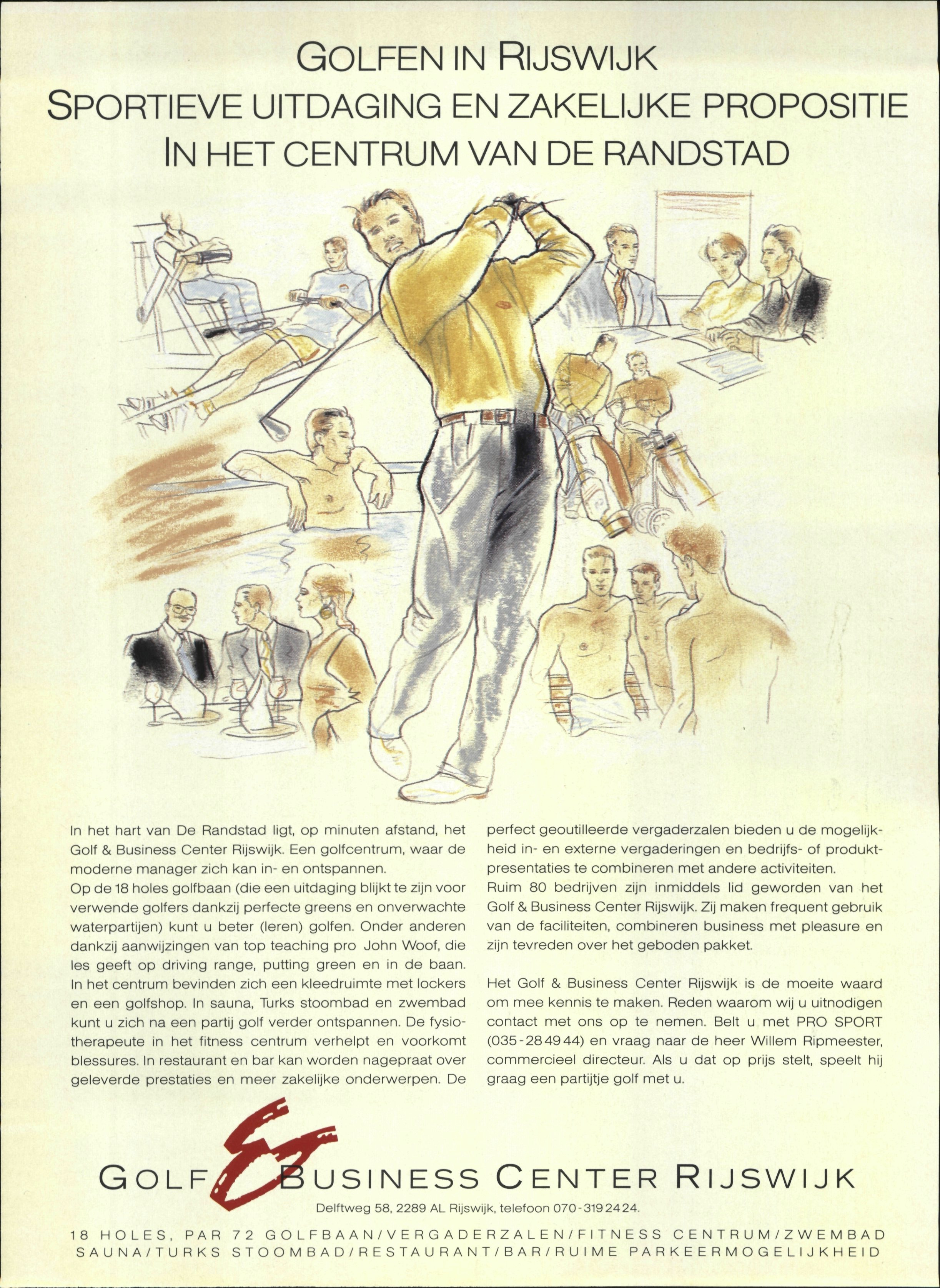 Golfen in Rijswijk - 1990