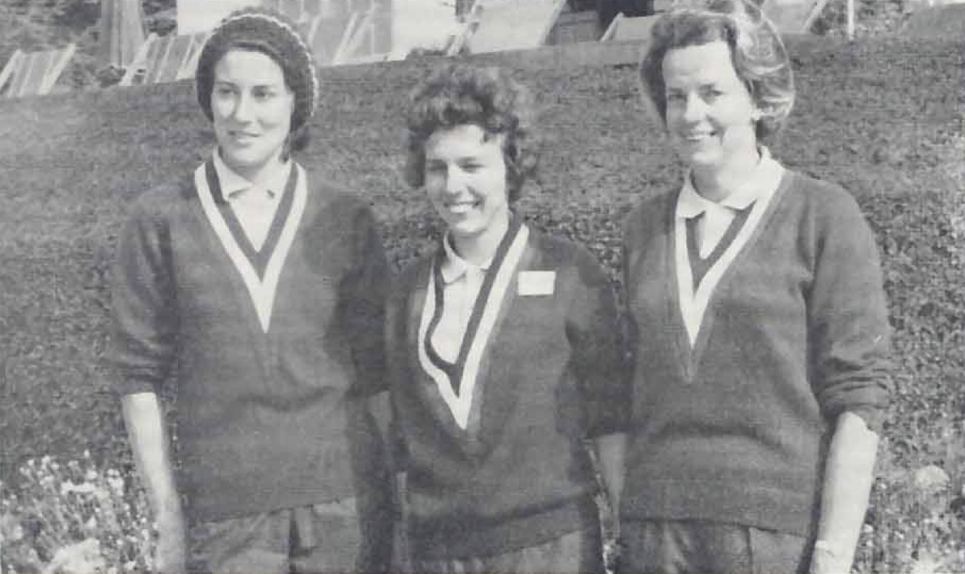 Annie van Lanschot, Anneke van Riemsdijk en Roely Sauter, Espirito Santo Trophy - 1964