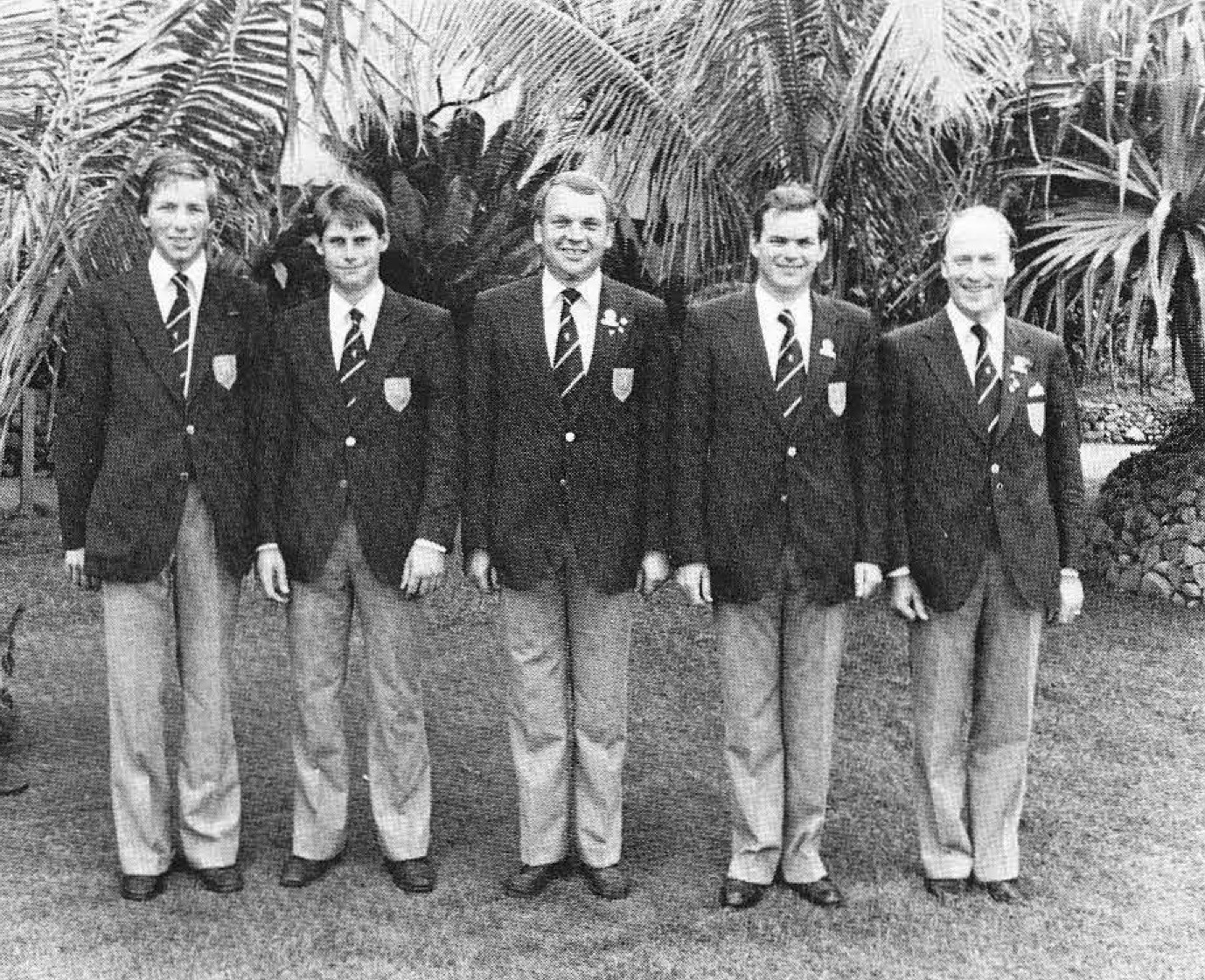 Bart Nolte, Barend van Dam, Jaap van Neck, Victor Swane, Robbie van Erven Dorens, Eisenhower Trophy - 1978