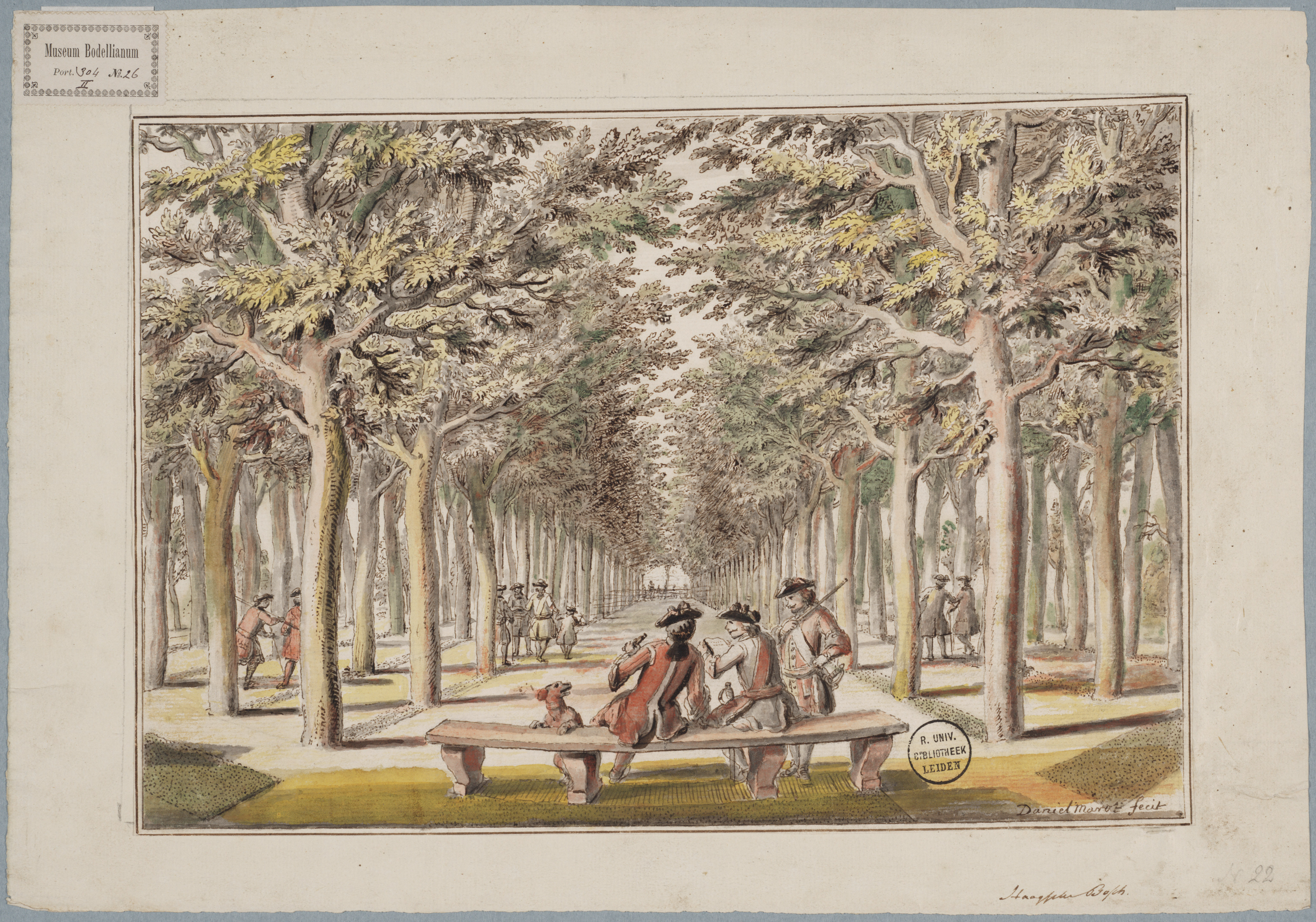 Daniël Marot, Malieveld in den Hage - 1730