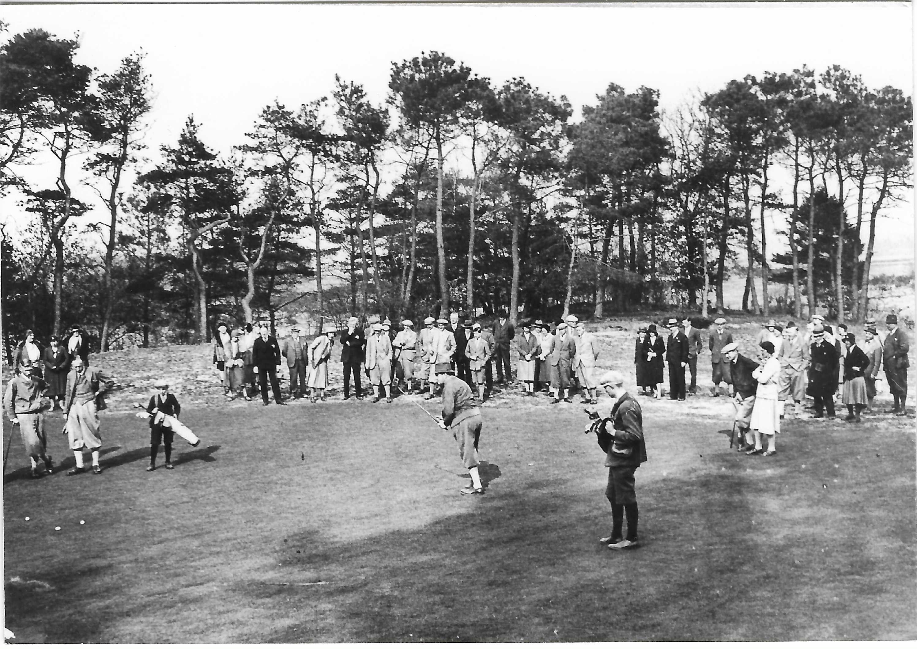 Opening Hattemse G&CC, putten 4de - nu 9de - green - 1931