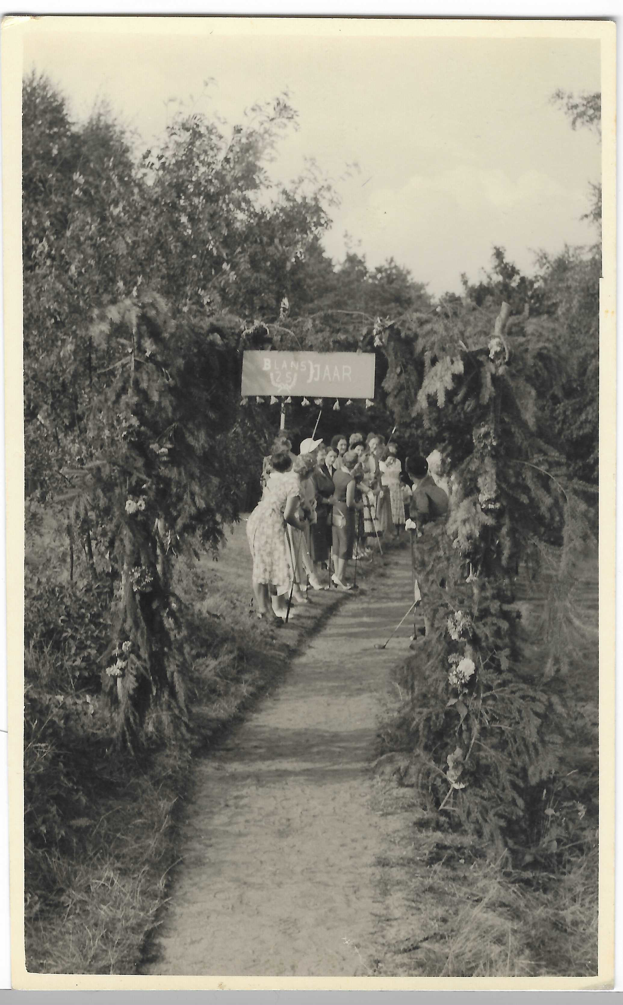 25-jarig jubileum Jan Blansjaar op de Hattemse G&CC - 1955