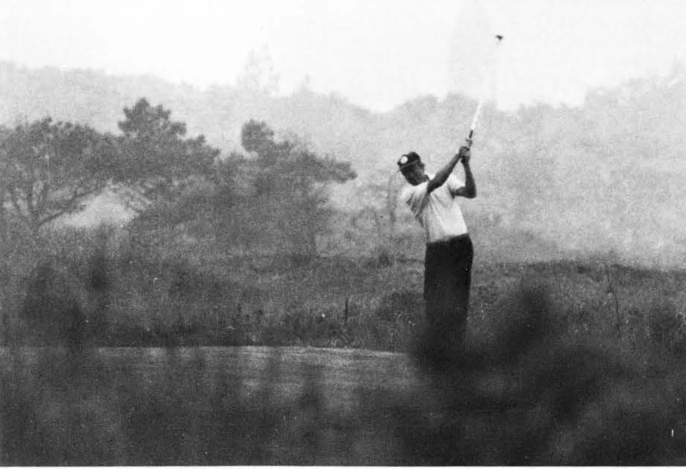 Bunny Henderson in de finale van het clubkampioenschap van de Kennemer (B. IJssel de Schepper) - 1973