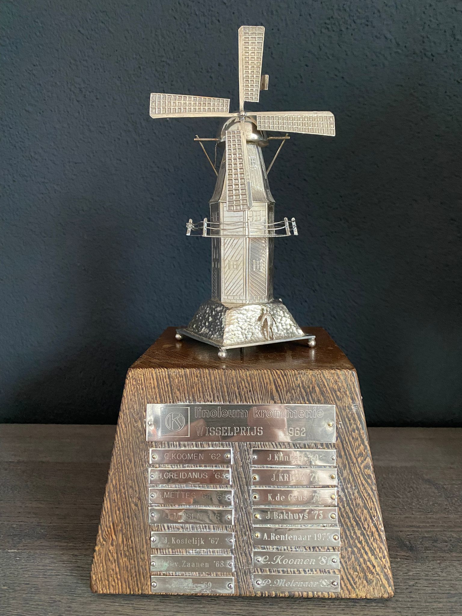 Wisseltrofee TOGIDO Wormer - 1962