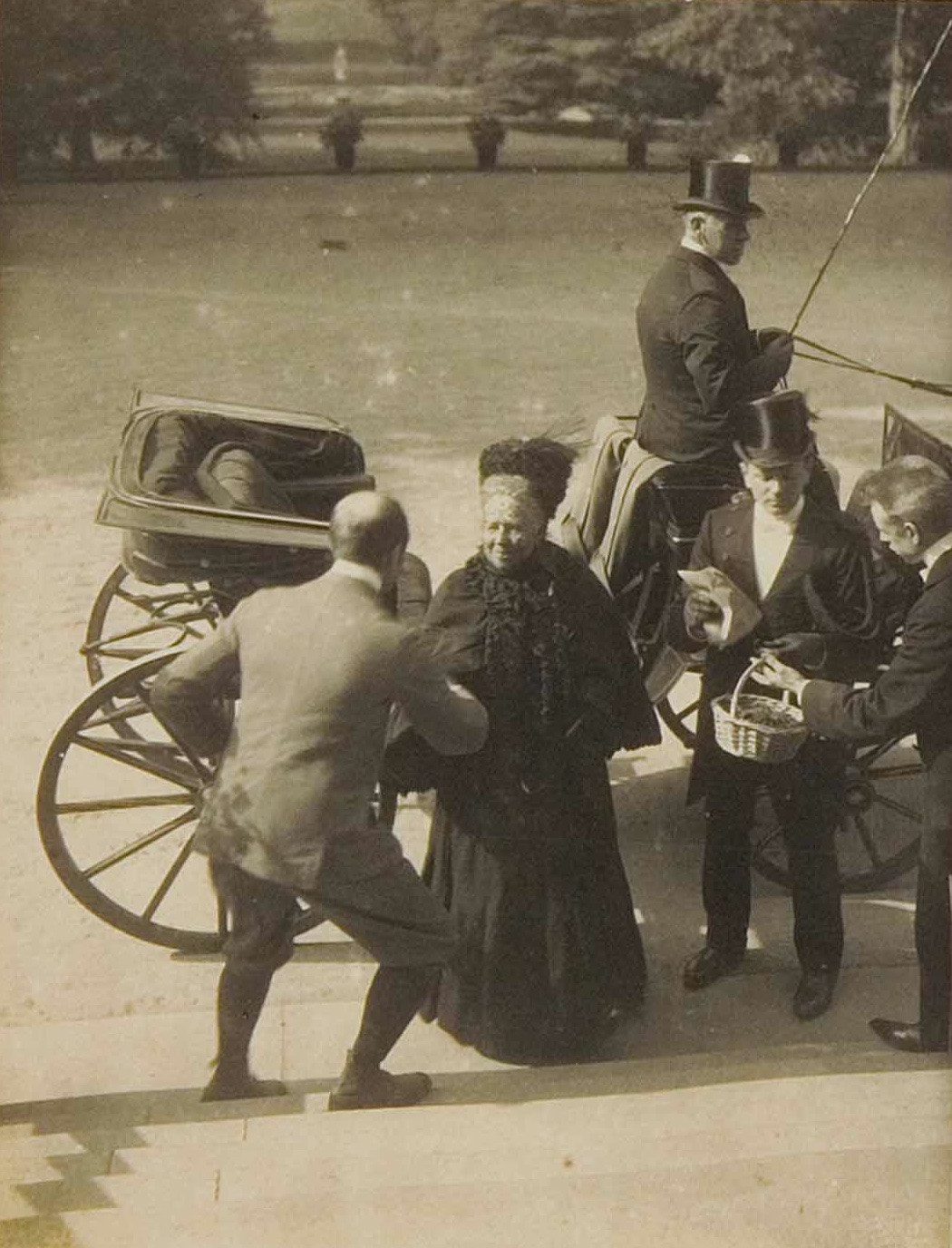 S.B.W. van Limburg Stirum en mevrouw van Pallandt-van Keppel - 1907