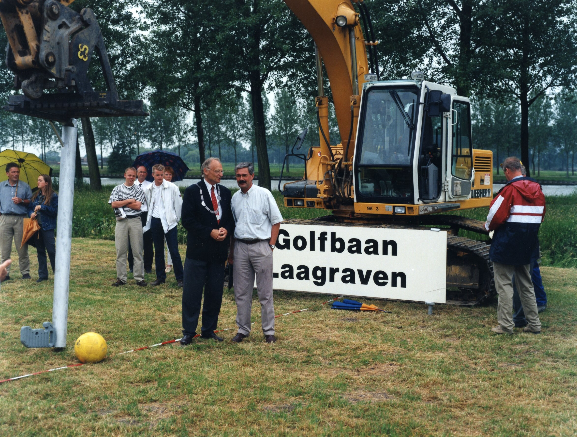 Start aanleg golfterrein Laagraven van de Nieuwegeinse Golf Club - 2000