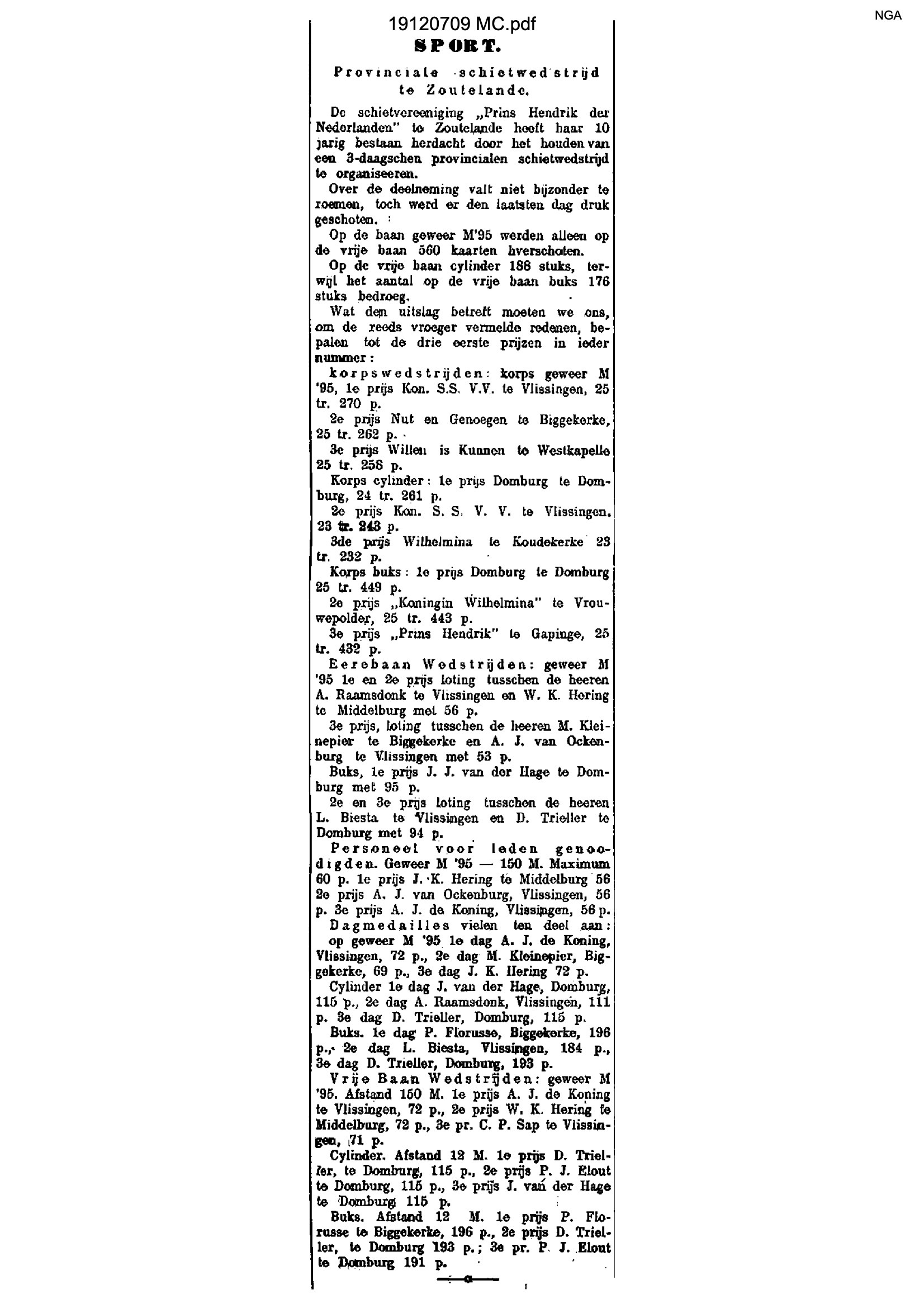 Middelburgsche Courant - 19120709