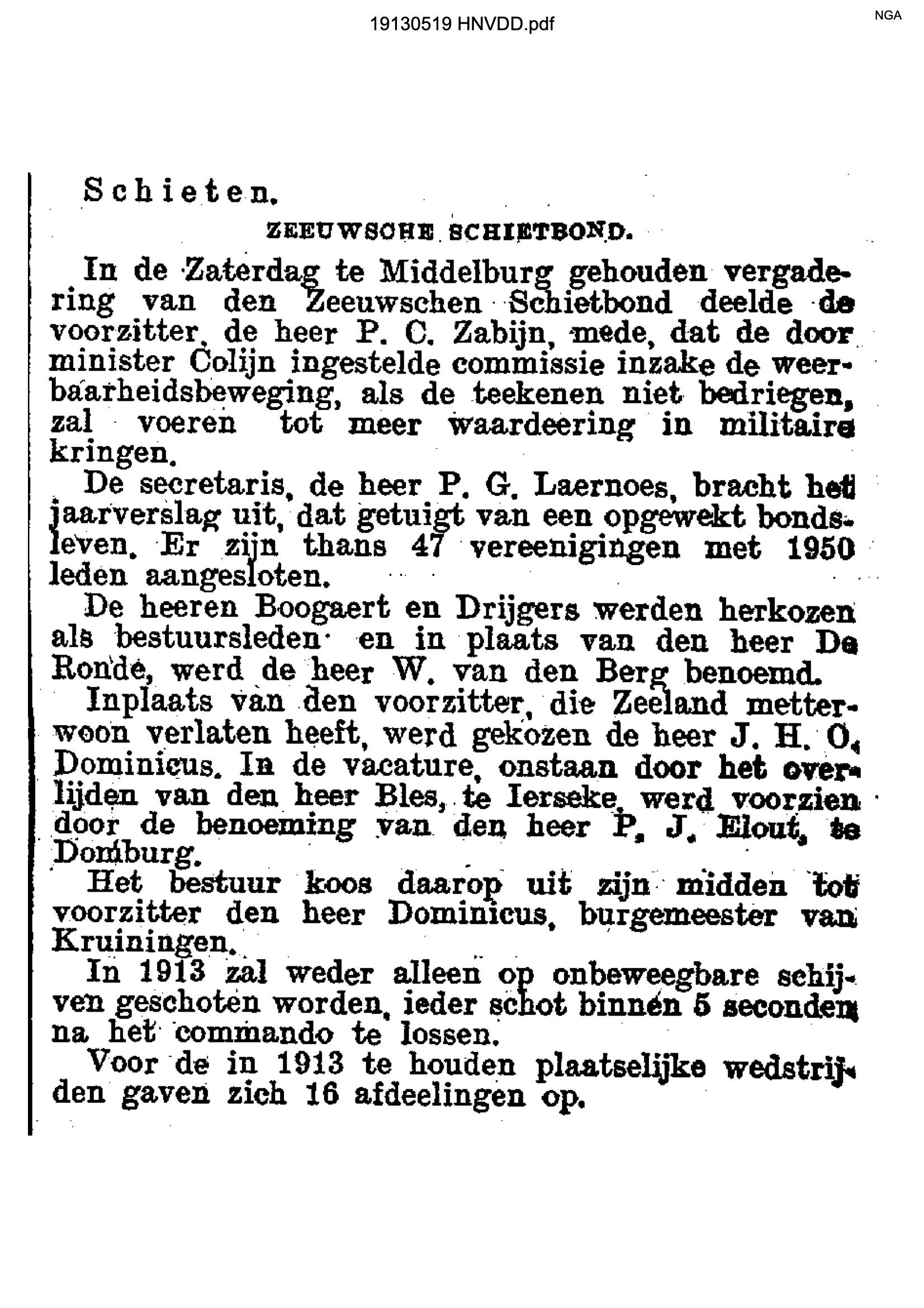 Het Nieuws van den Dag - 19130519