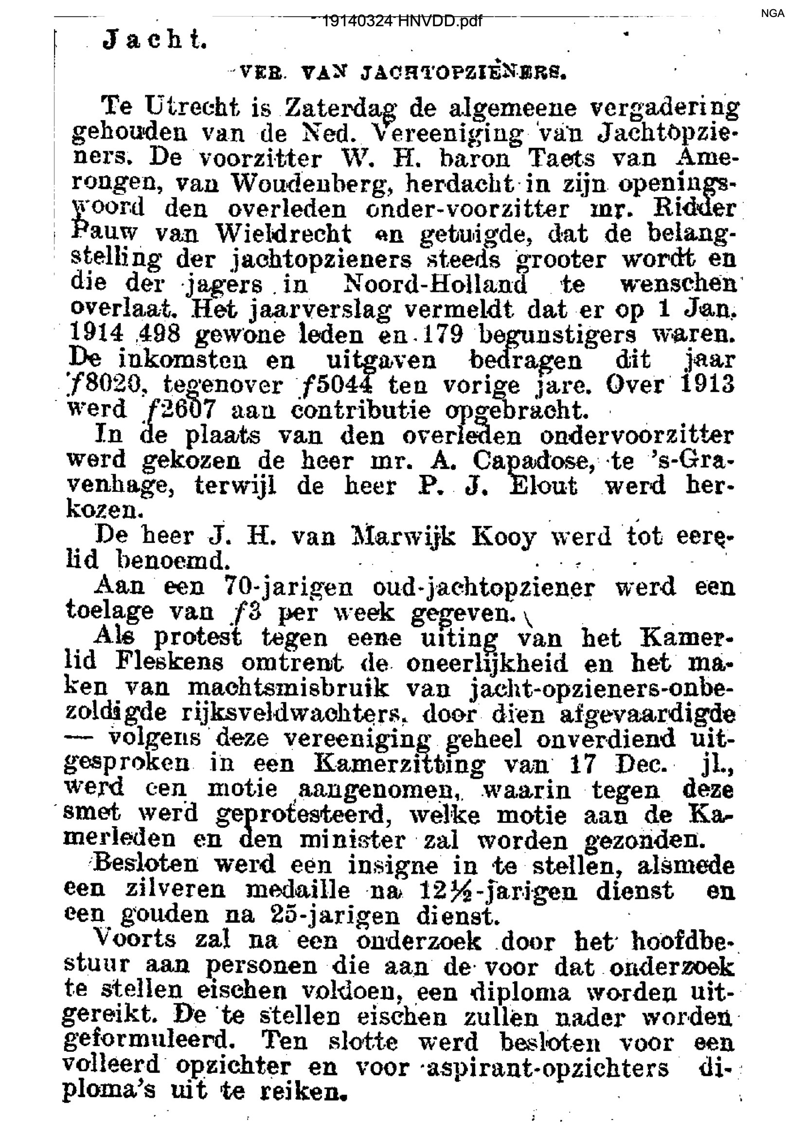 Het Nieuws van den Dag - 19140324