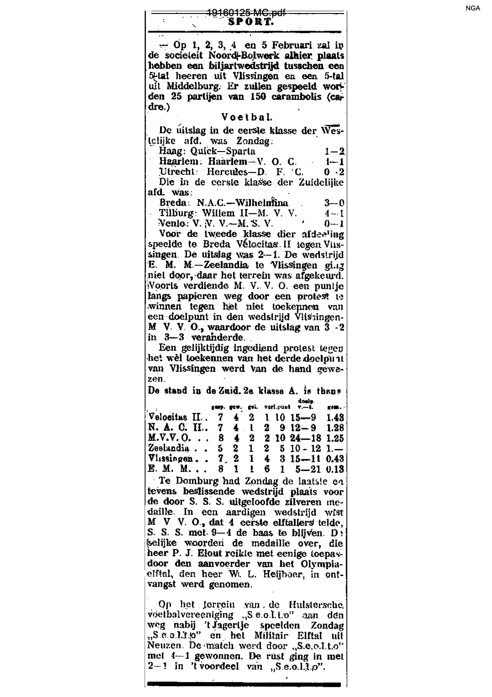 Middelburgsche Courant - 19160125