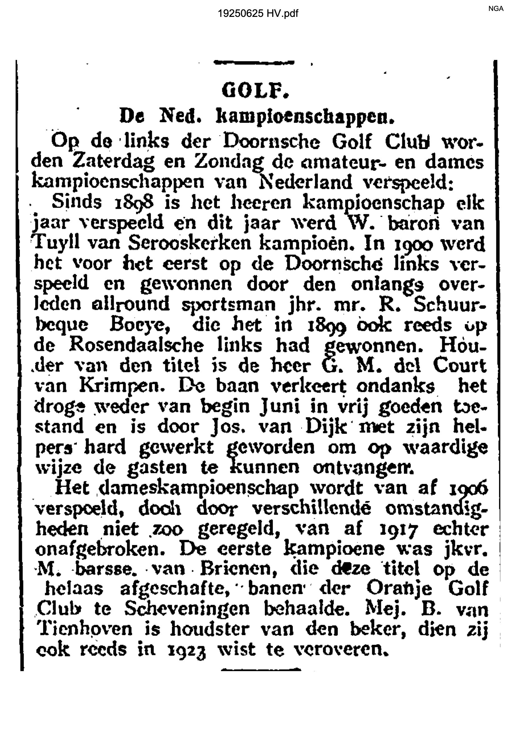 Het Vaderland - 19250625