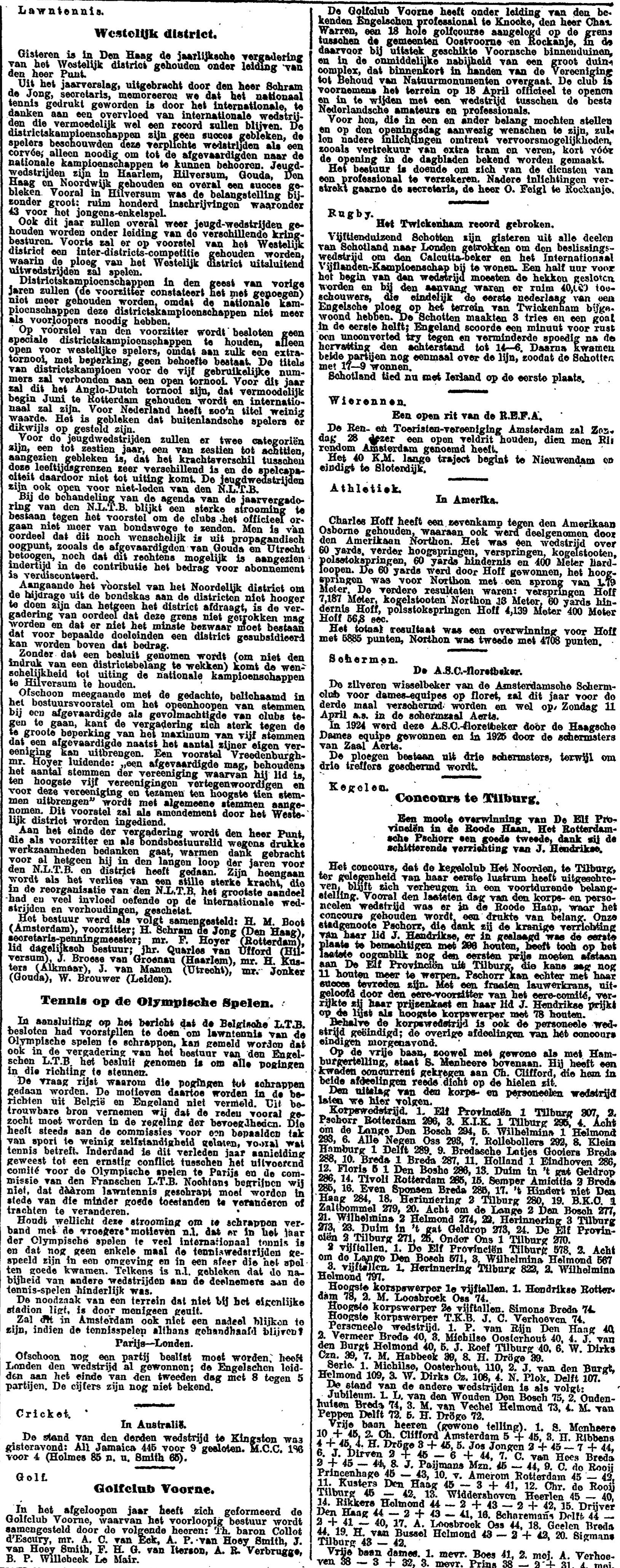 Nieuw Rotterdamsche Courant - 19260321