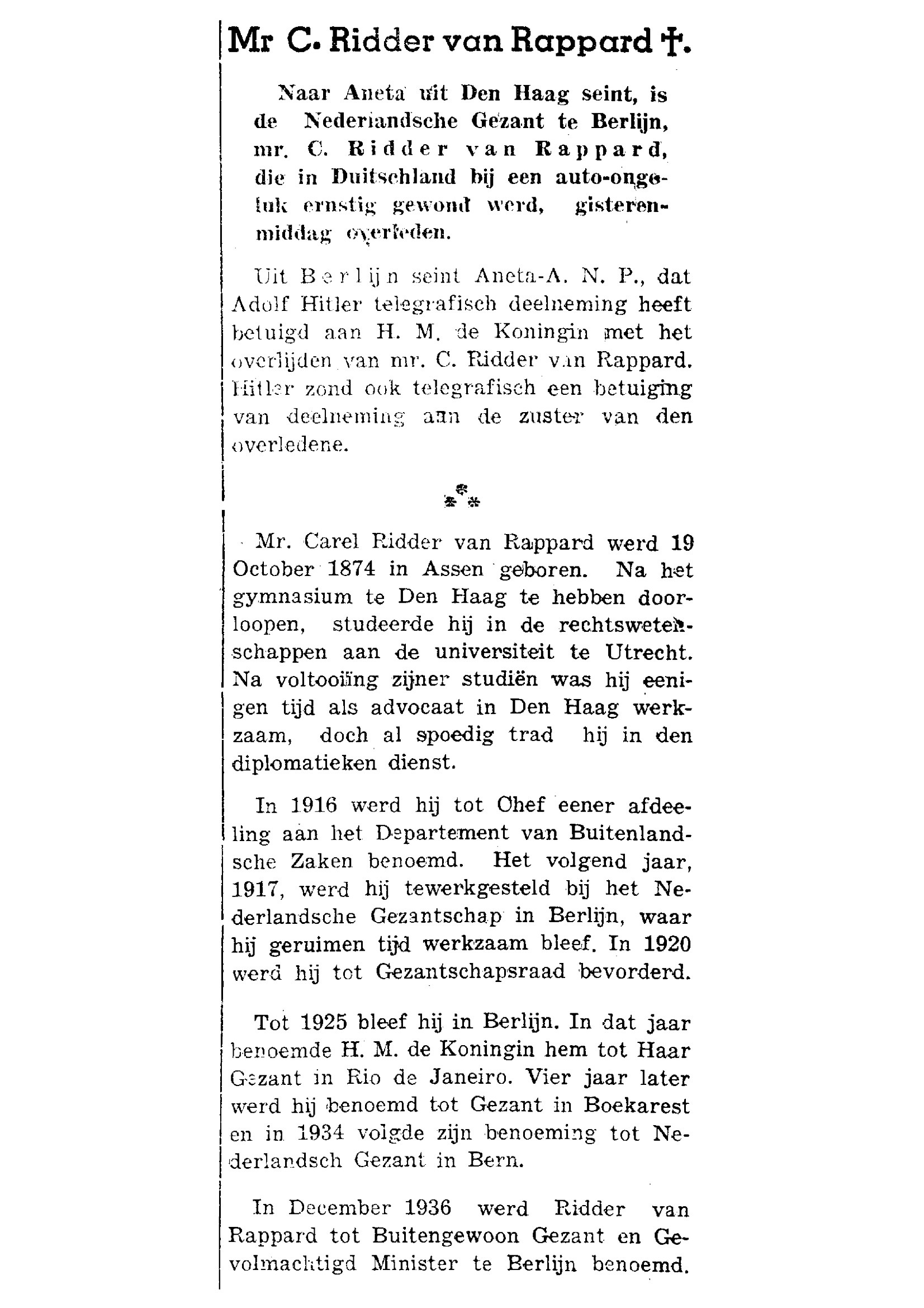 Het Nieuws van den Dag - 19380820