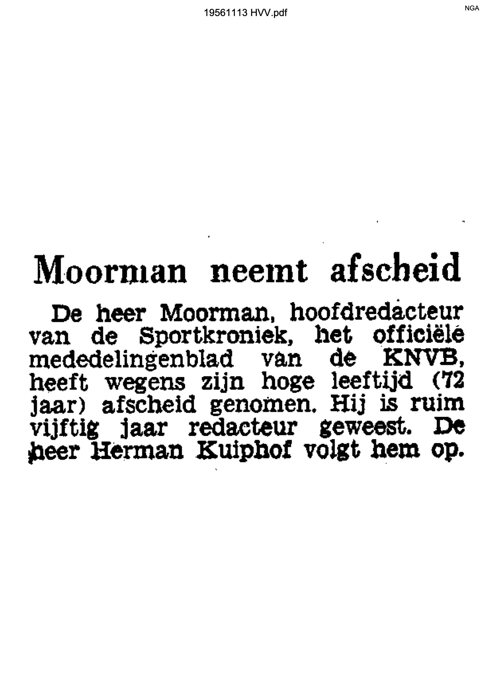 Het Vaderland - 19561113