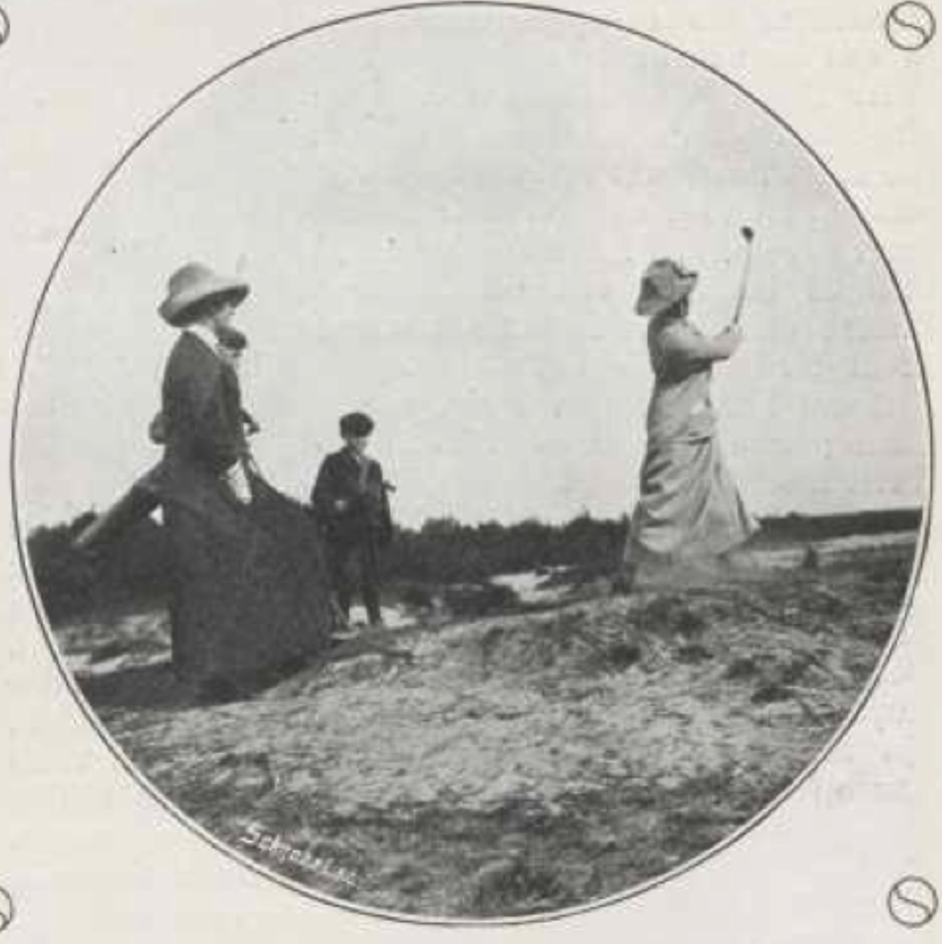 D. van Tets-Cremer op de Doornsche - 1912