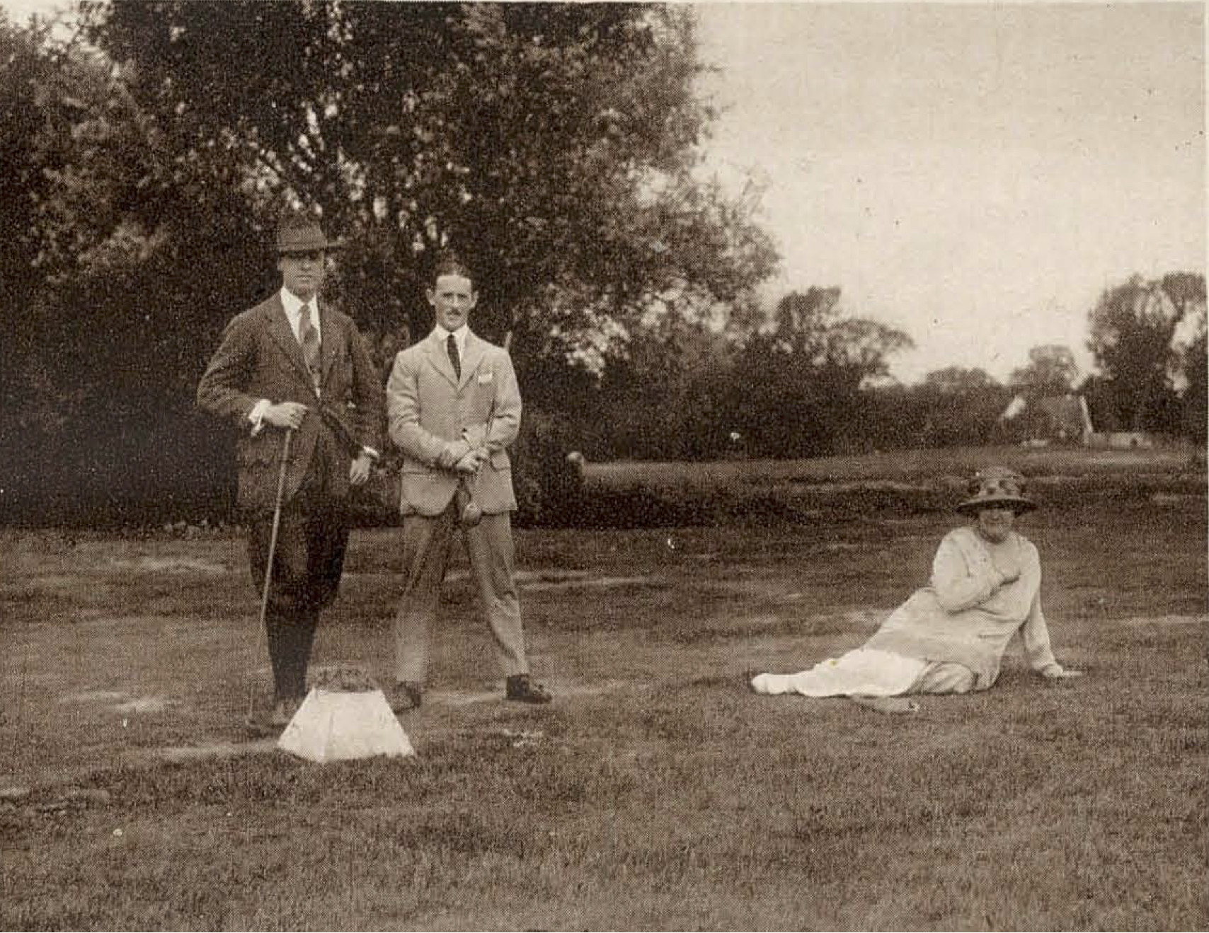 Sir Adrian Baillie en R. O'Connor - 1922