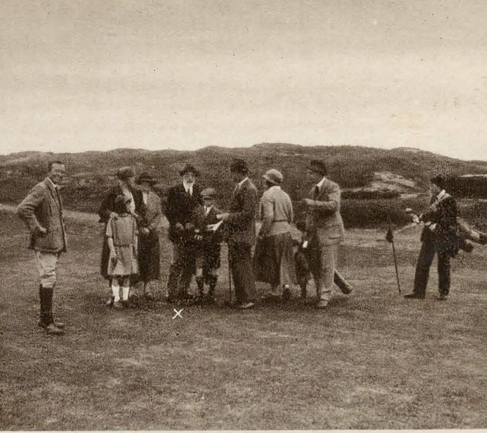 Charles Marling op de Noordwijksche - 1922