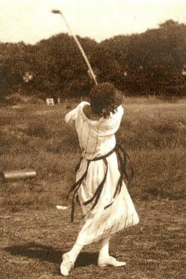 L. Reepmaker op 10e tee - 1923