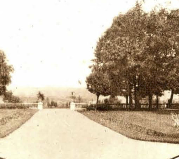 Gezicht vanaf het clubhuis Ravenstein - 1923