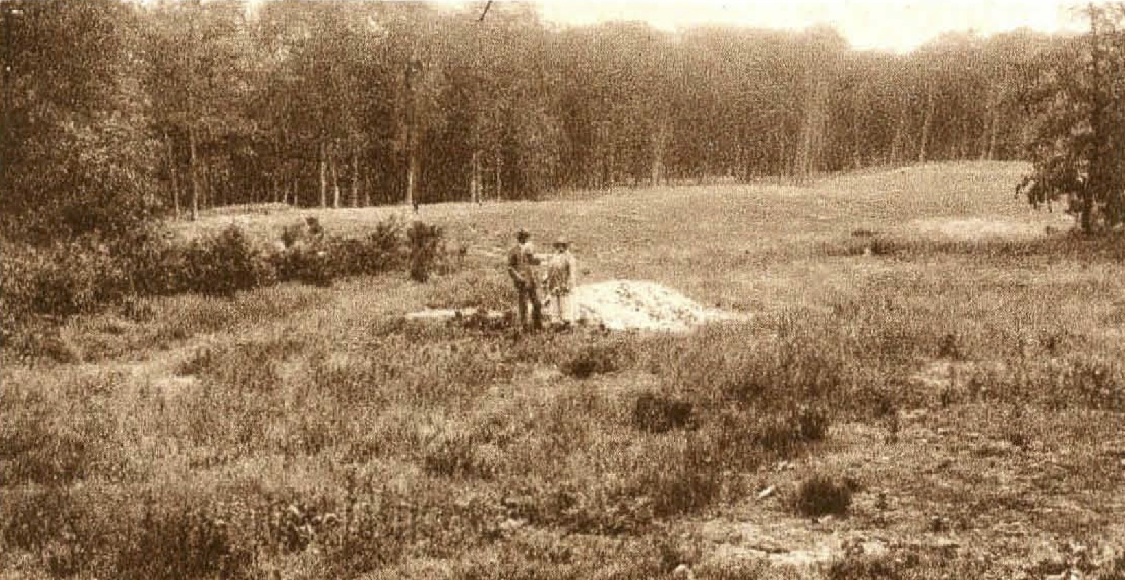 Gezicht vanaf 12e hole Haagsche GC - 1923