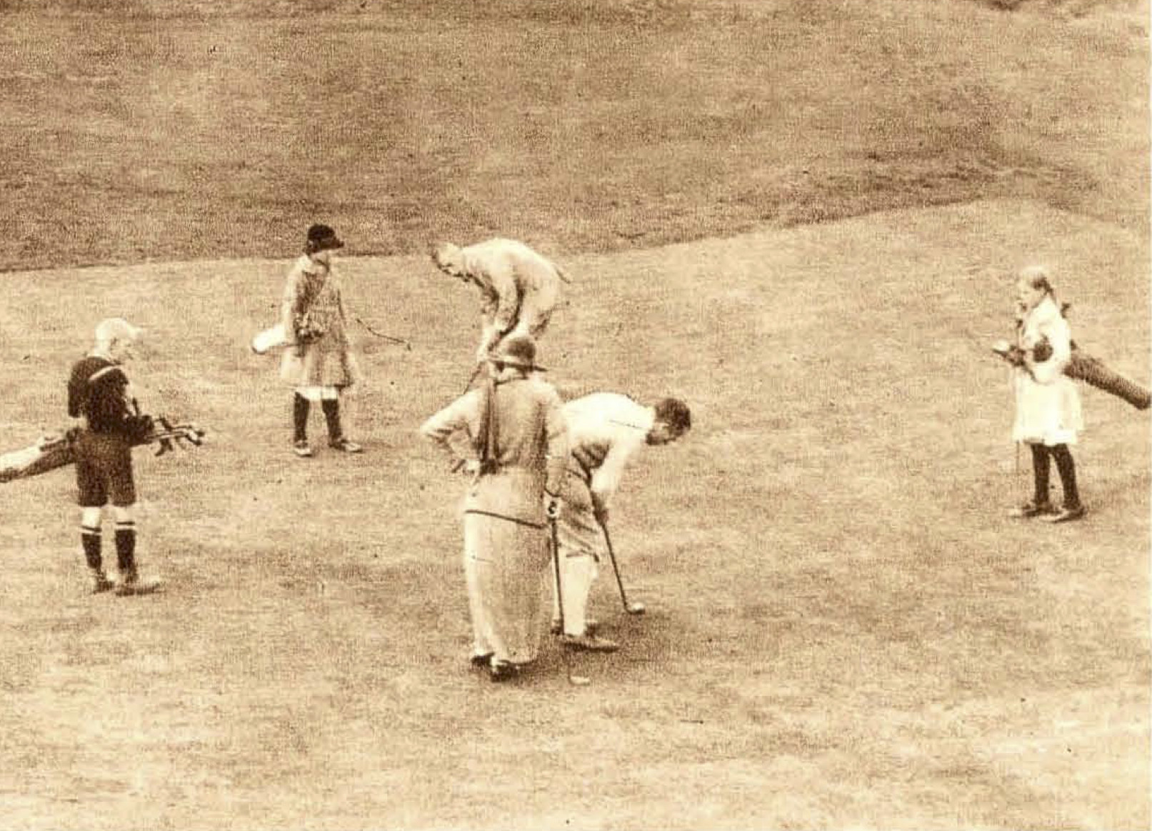 La Chapelle en Kolff op green 2 - 1924