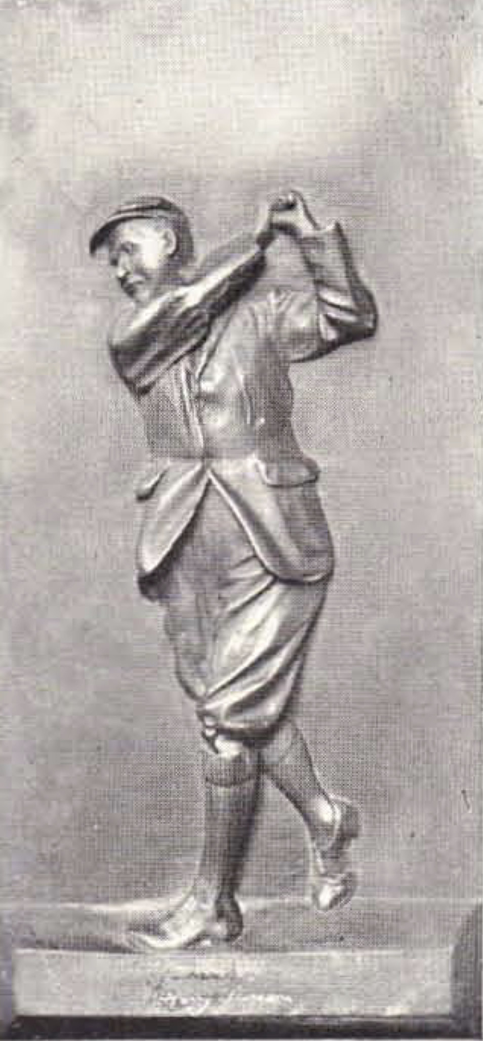 Harry Vardon in brons - 1938