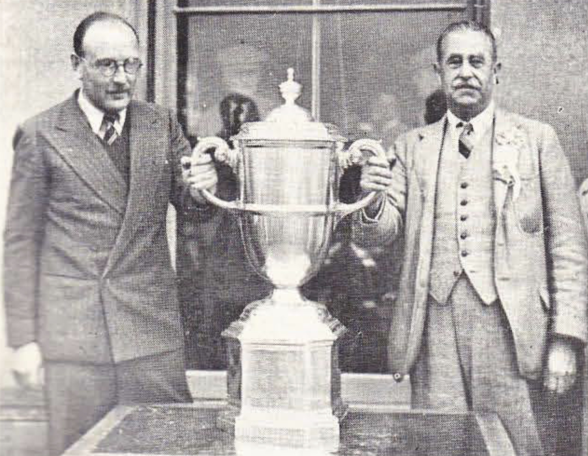 John Beck; Walker cup; G.M. Skene - 1938