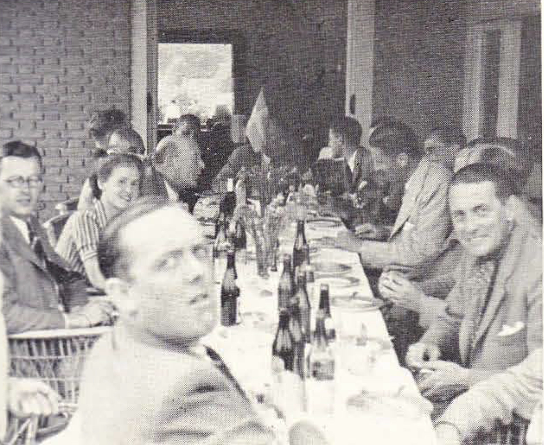 Nederland-Zweden; lunch - 1938