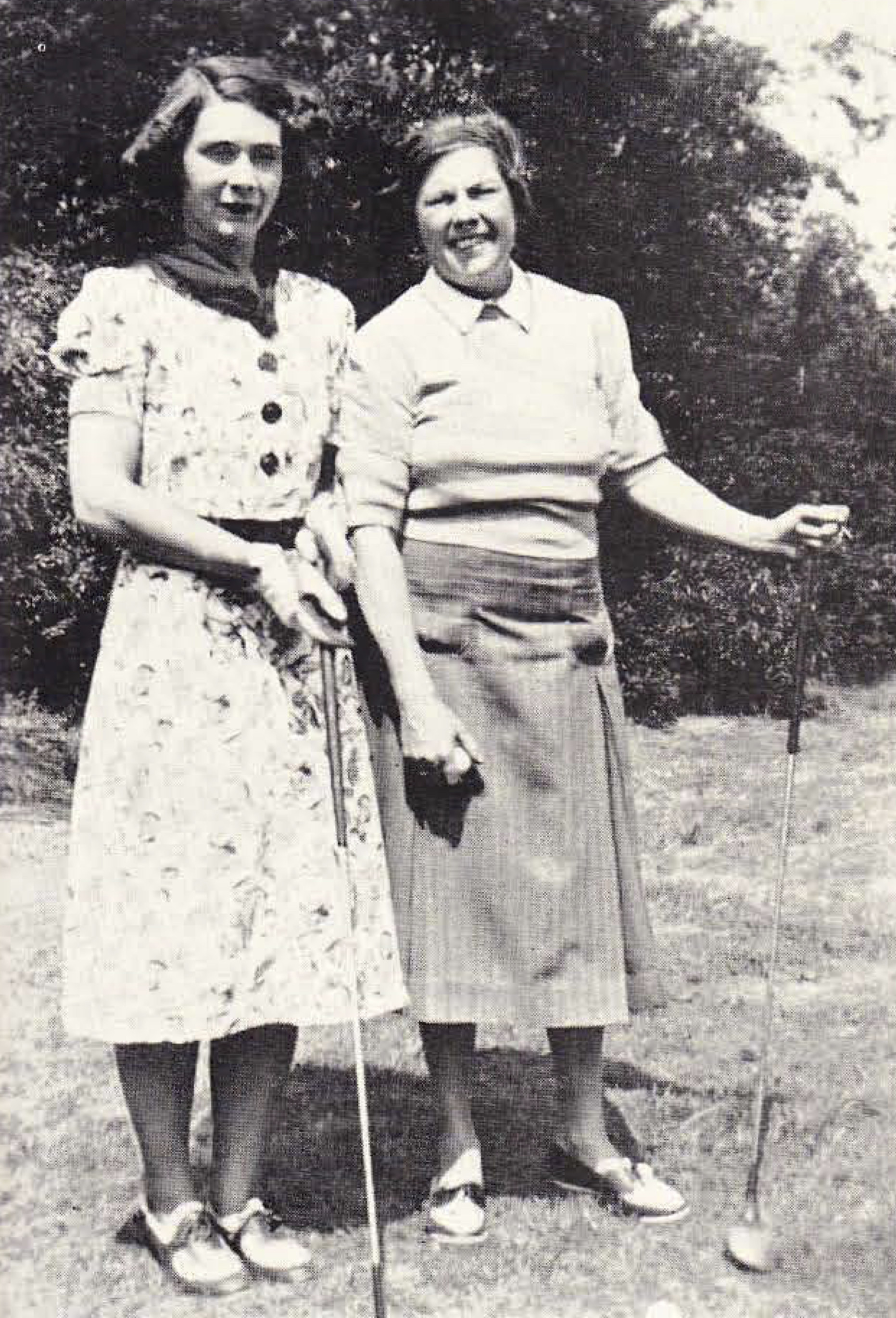 Freule A. de Beaufort; Mevr. van Wely - 1939