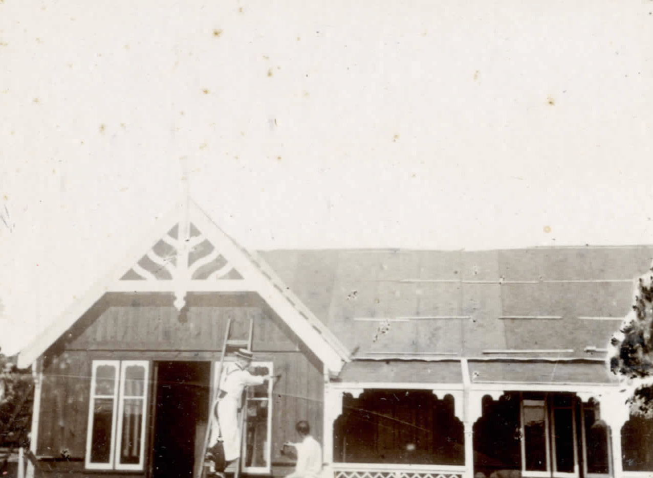 Schilderen clubhuis Haagsche - 1894