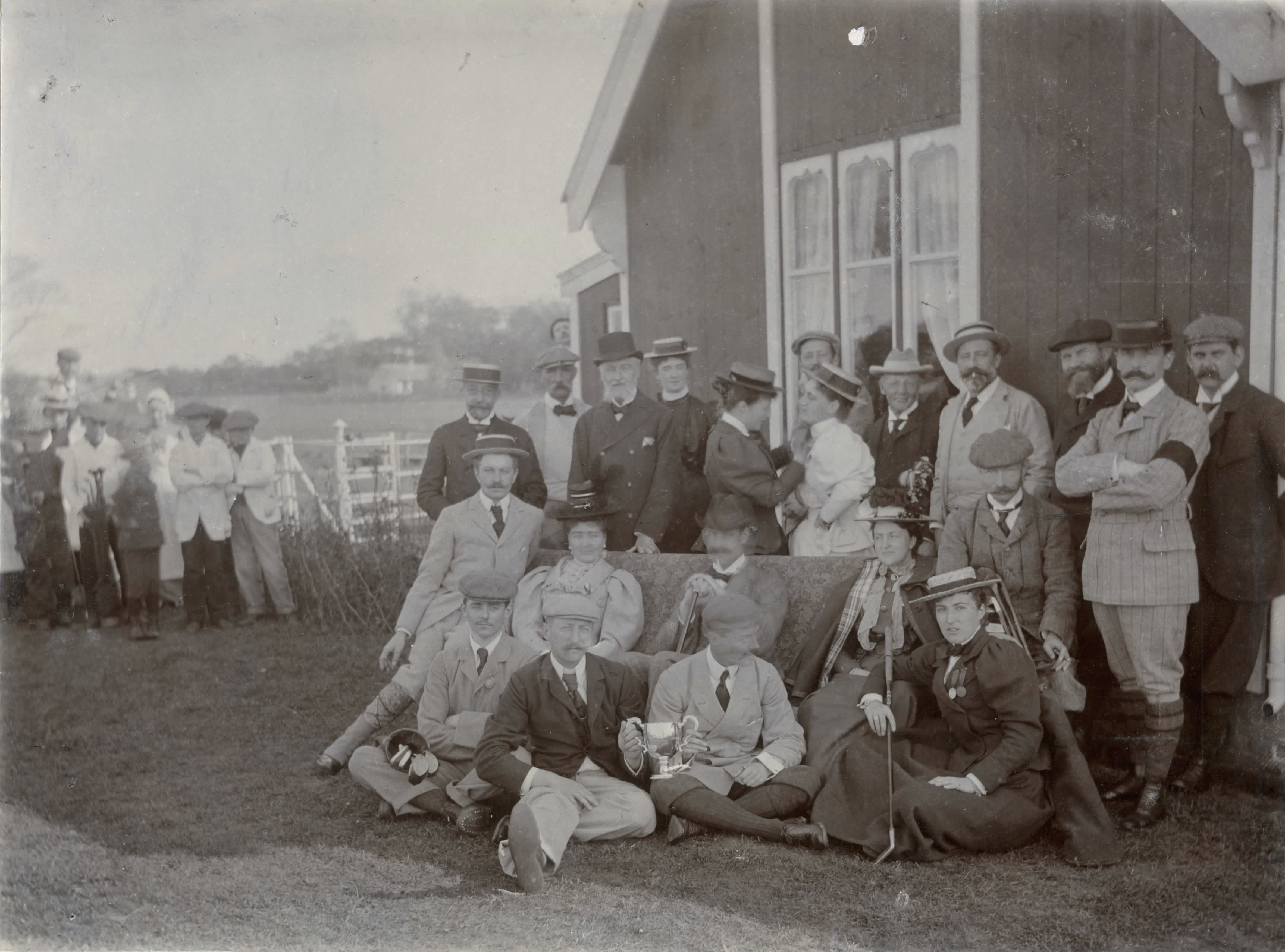 Groepsfoto Haagsche GC - 1895