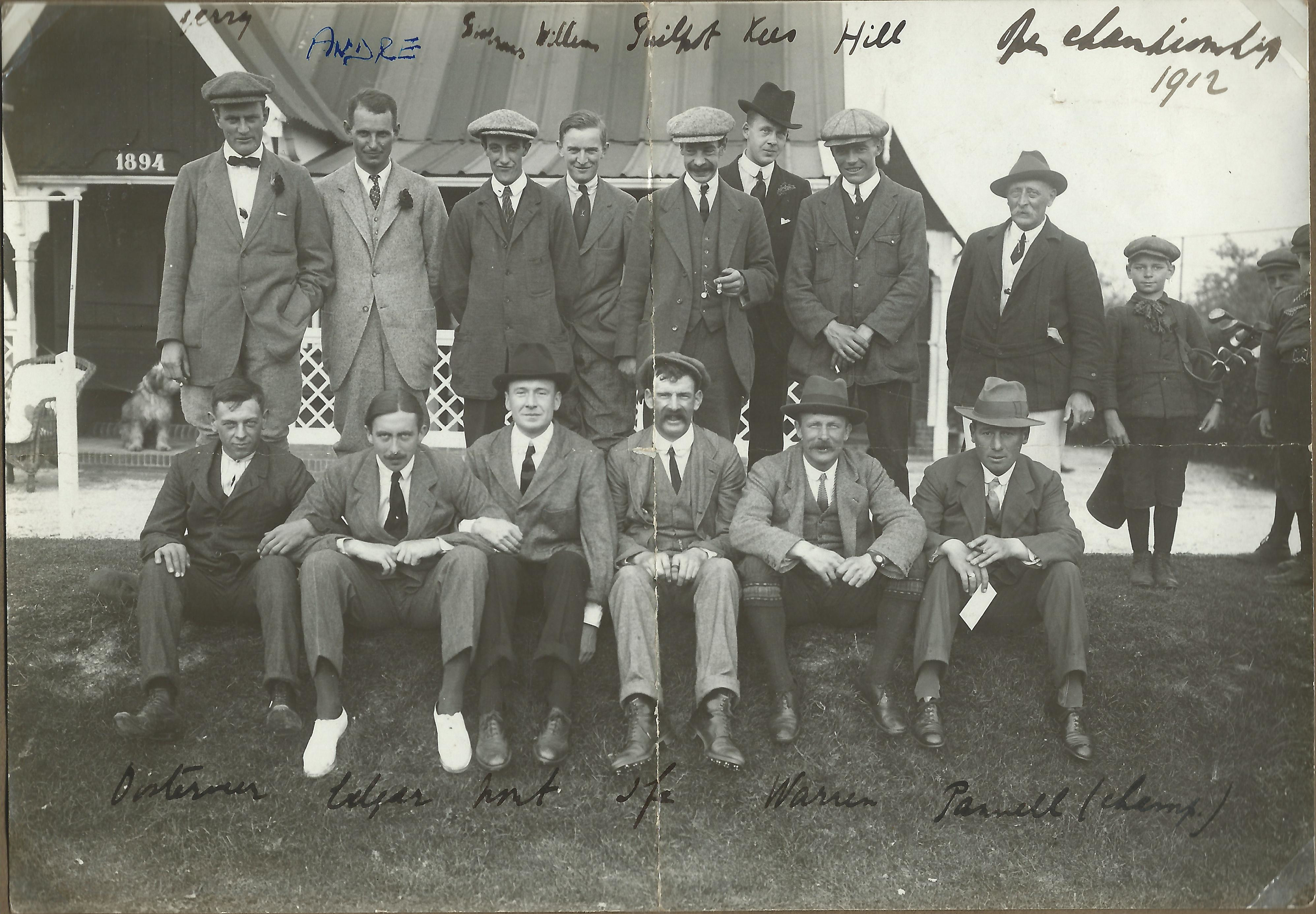 Golf: open kampioenschap - 1912