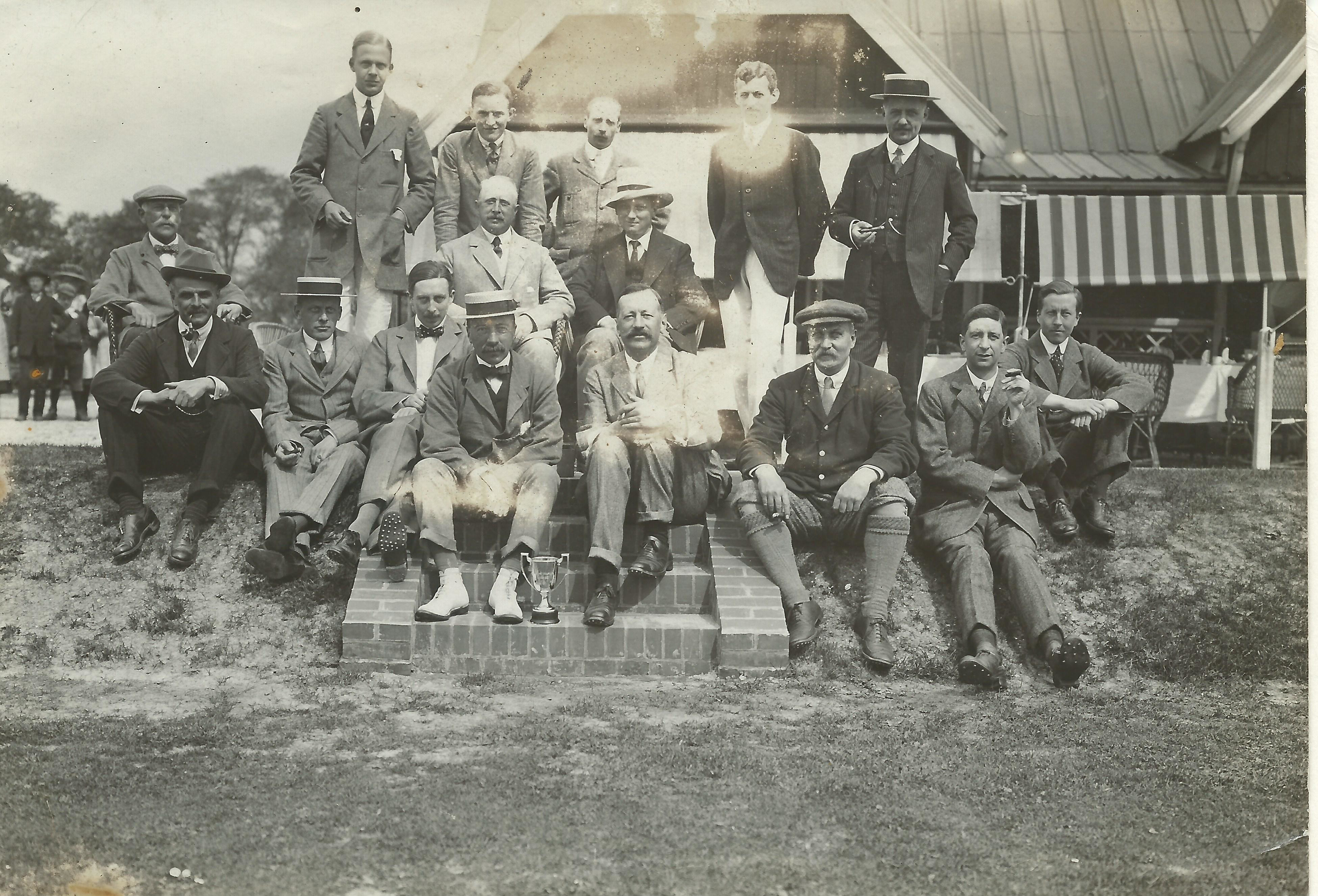 Groep golfers op de Haagsche