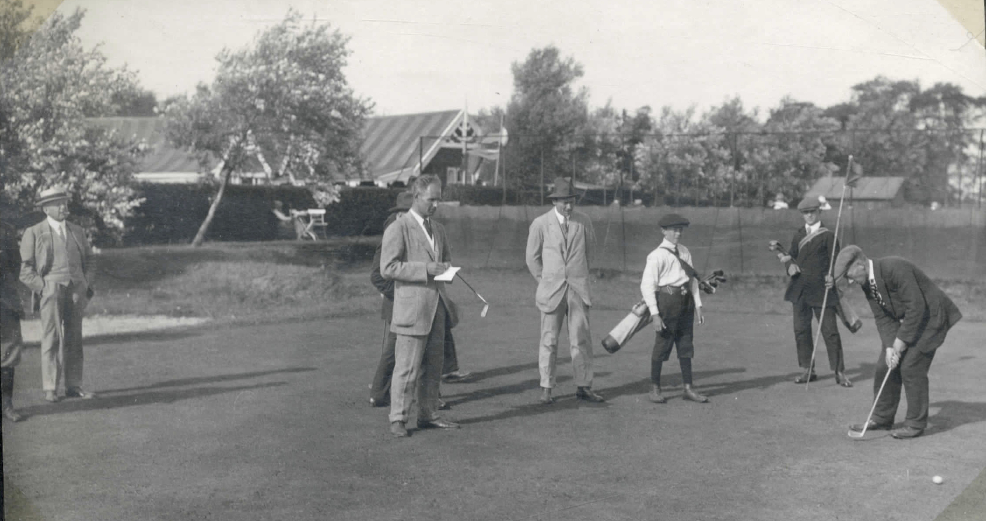 Jan Greven, A. van de Poll, A.M. Snouck Hurgronje en J. Oosterveer - 1912