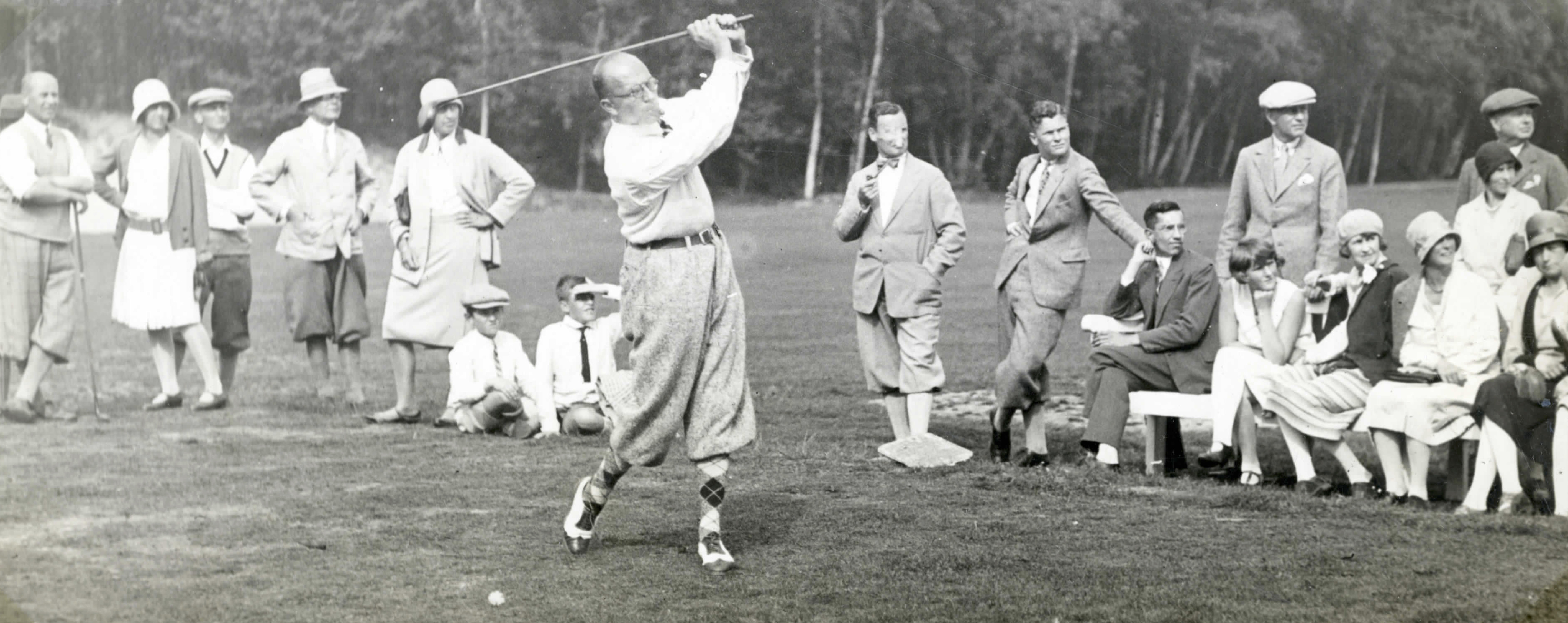 B. von Limburger tijdens Holland-Duitsland - 1929