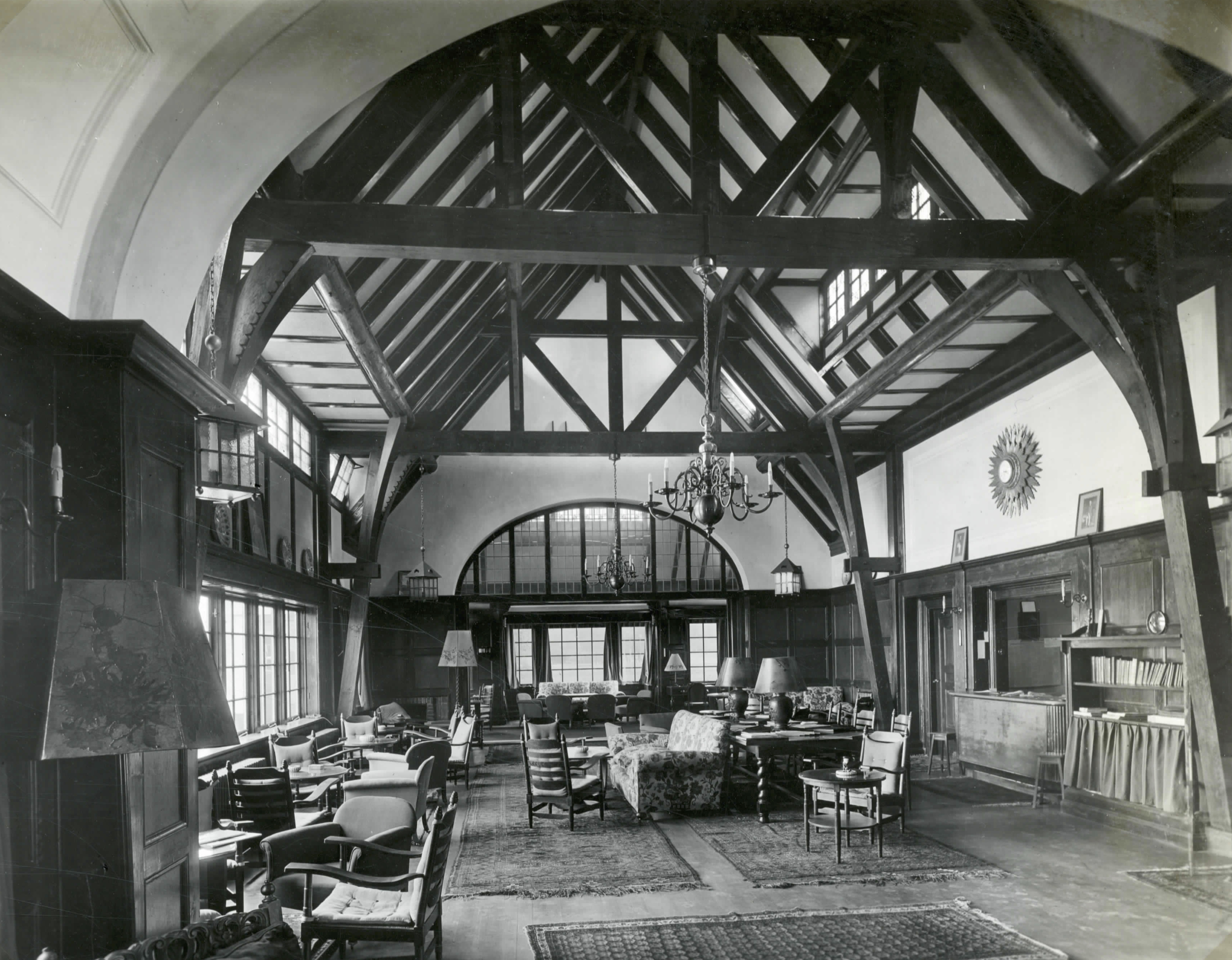 Grote zaal clubhuis - 1930