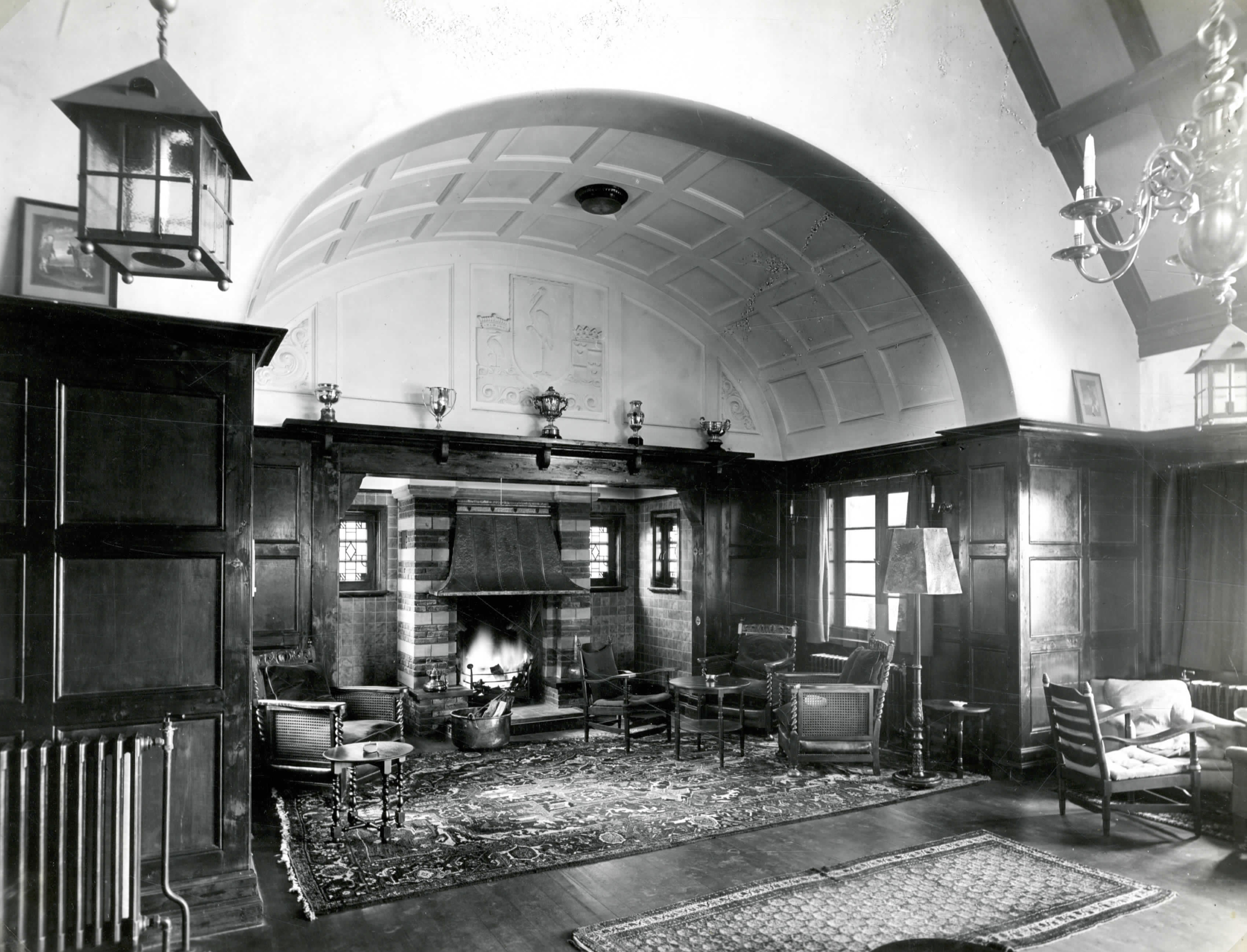 Hoekje bij de haard - 1930