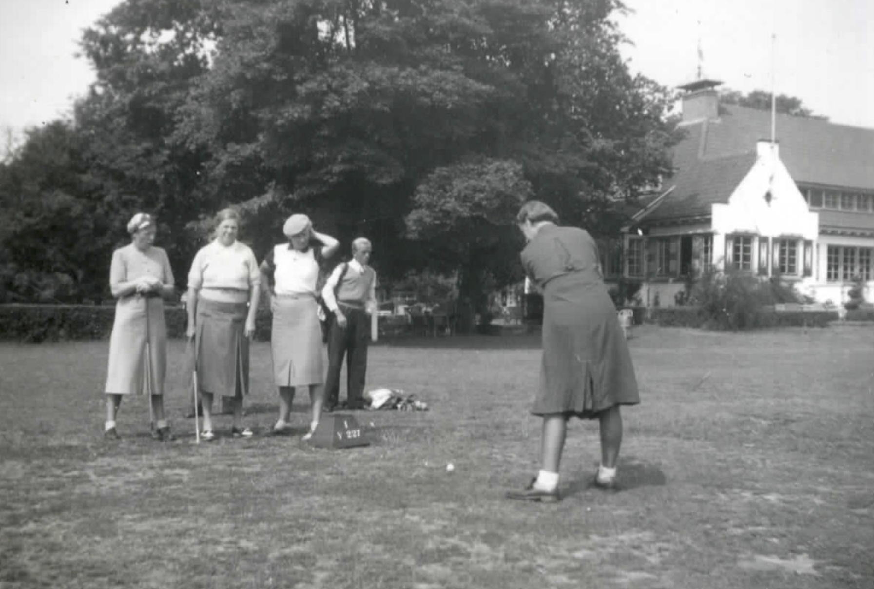 Dames op de Haasgche in actie
